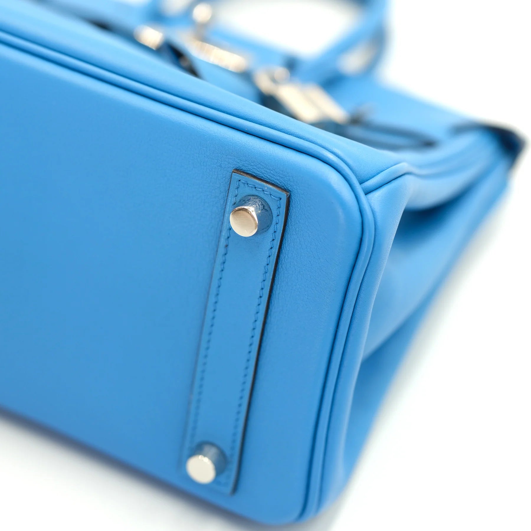 Hermes Birkin 25 Bleu Du Nord Swift with Palladium Hardware Bag