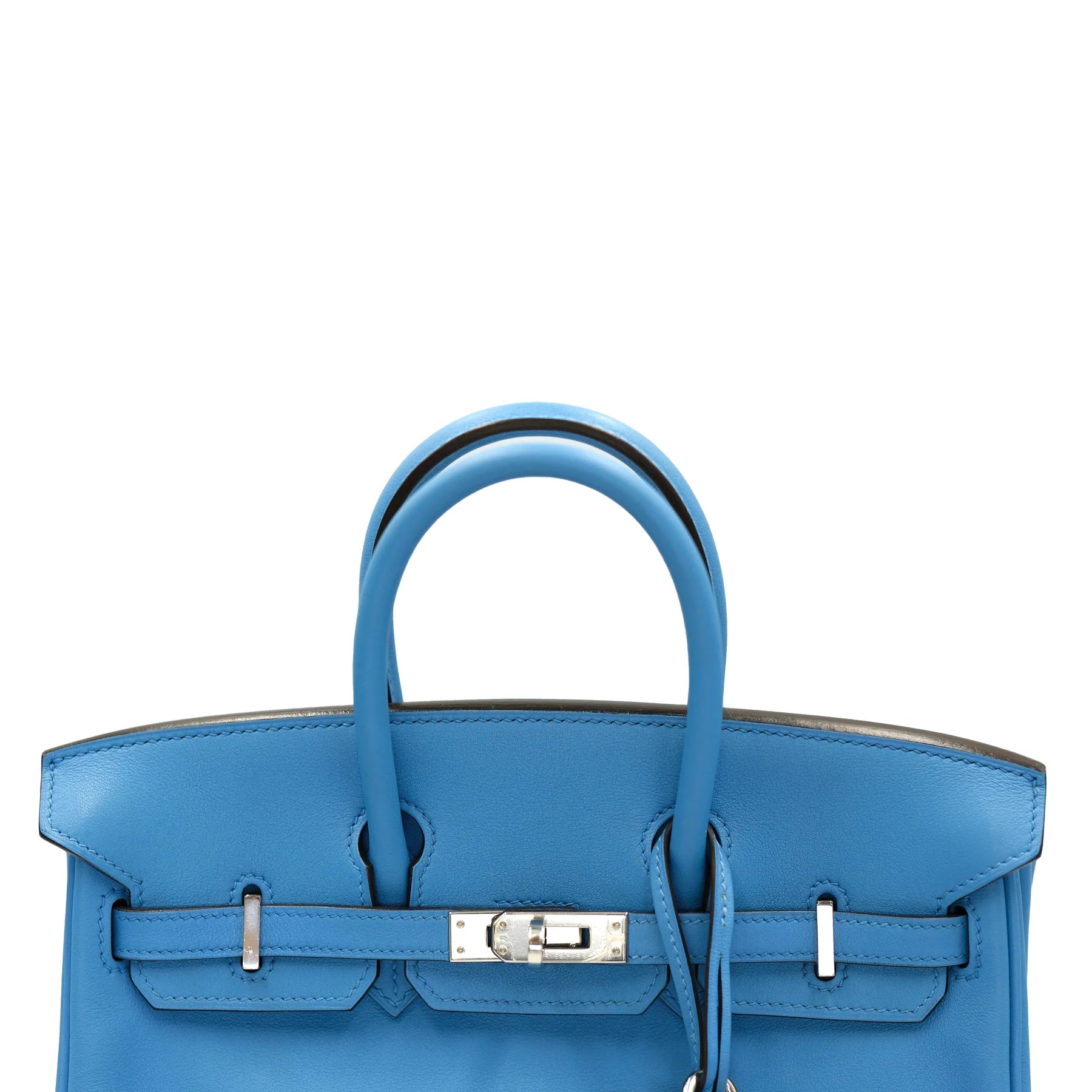 Hermes Birkin 25 Bleu Du Nord Swift with Palladium Hardware Bag