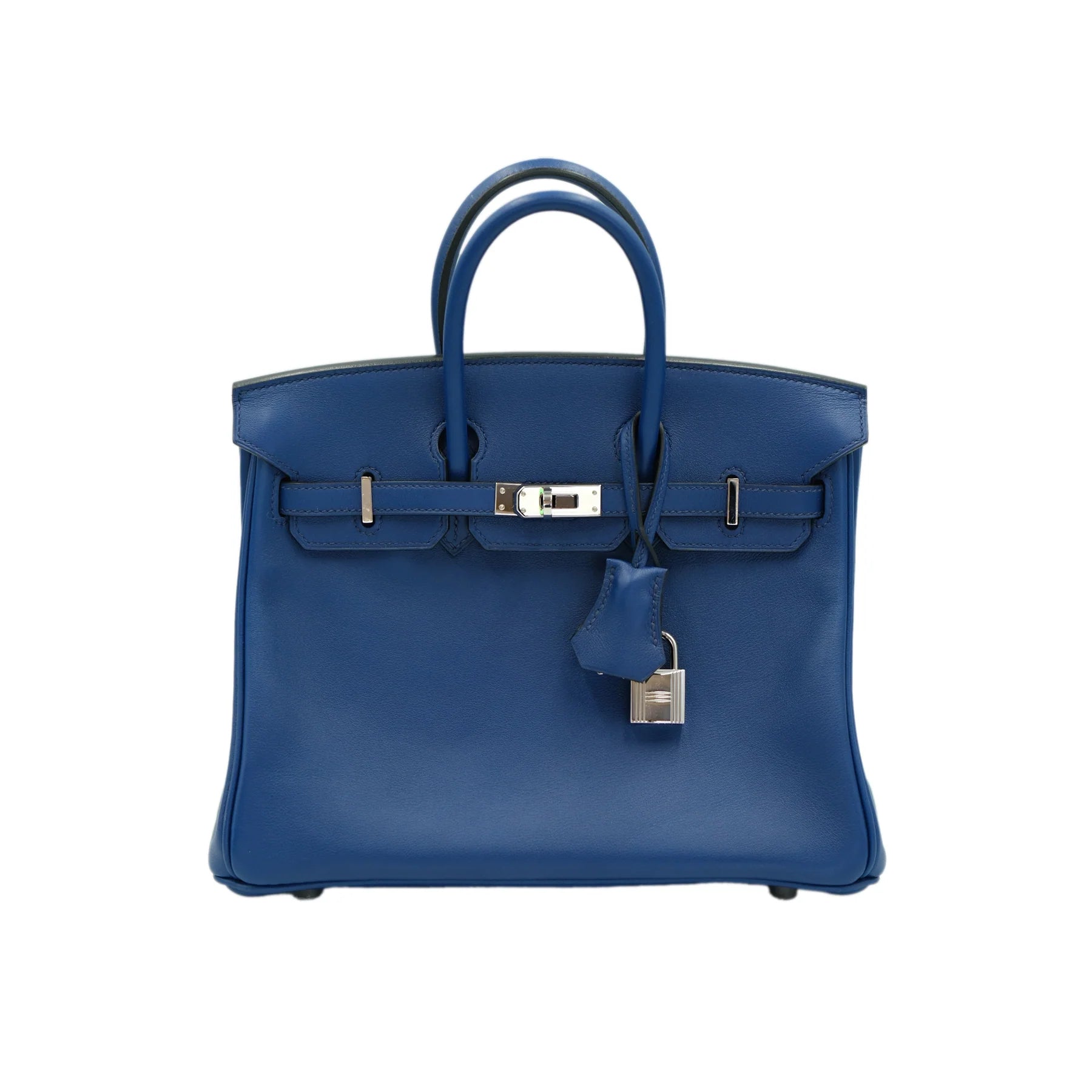 Hermes Birkin 25 Bleu Saphir Swift with Palladium Hardware Bag