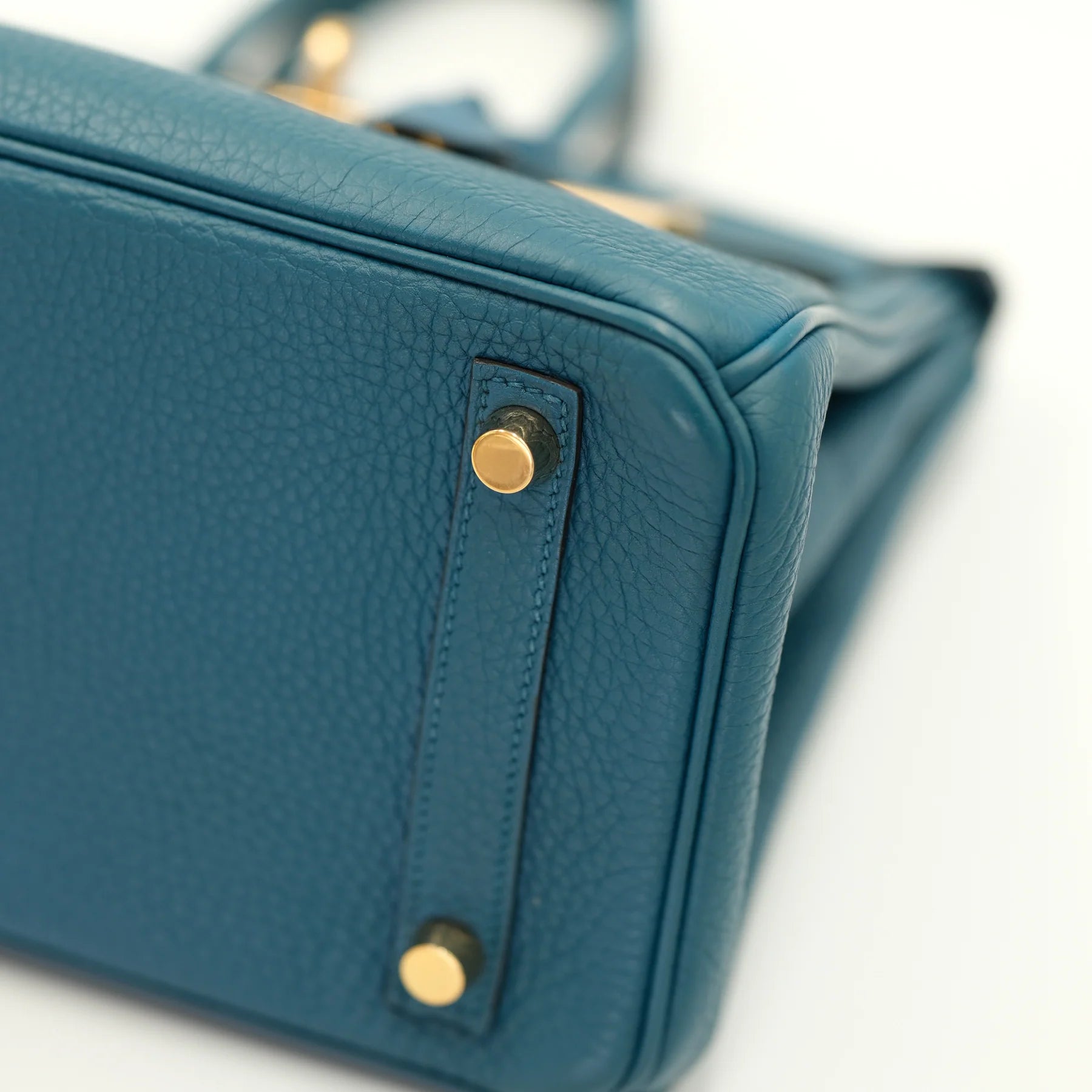 Hermes Birkin 25 Cobalt Togo with Gold Hardware Bag