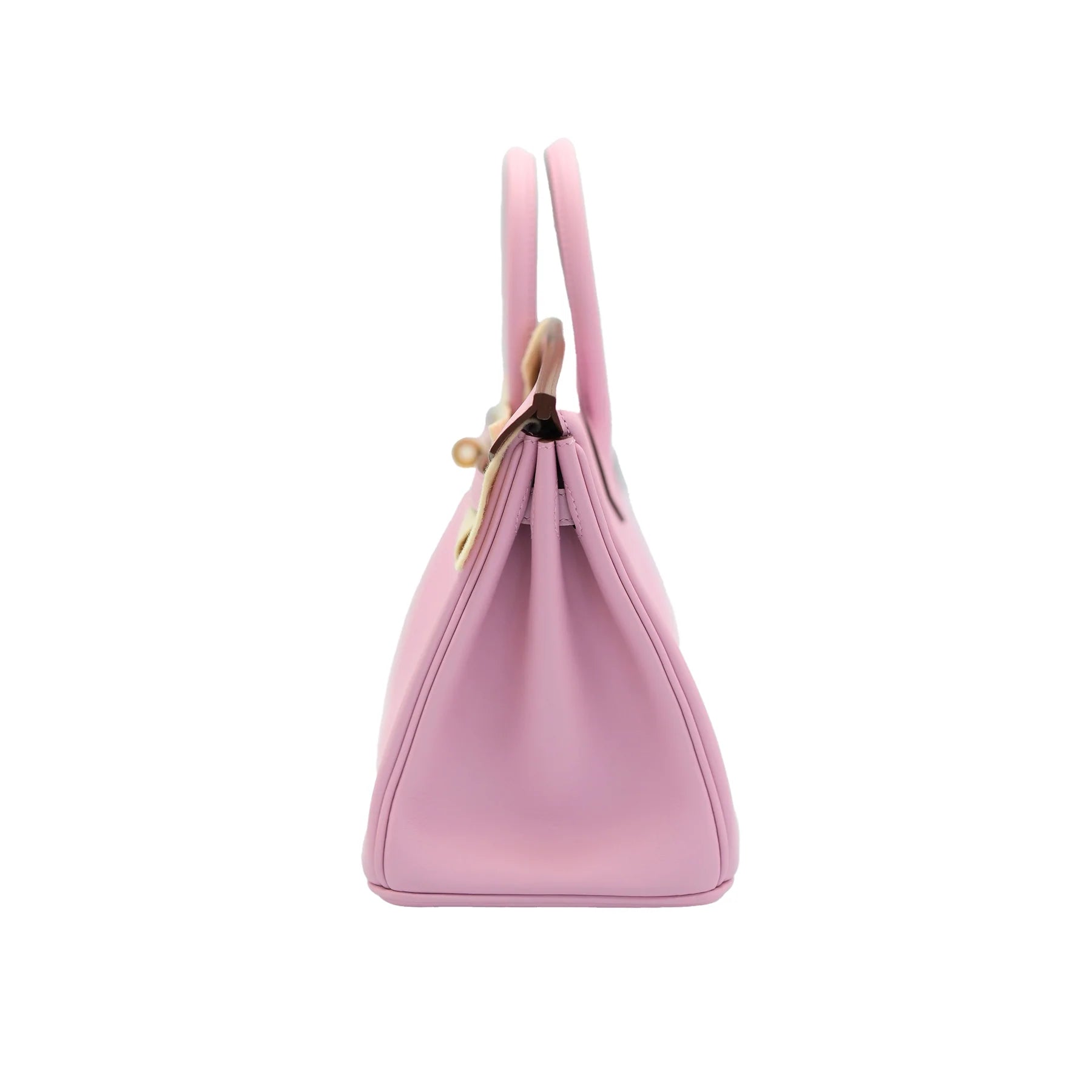 Hermes Birkin 25 Mauve Sylvestre Swift with Rose Gold Hardware Bag