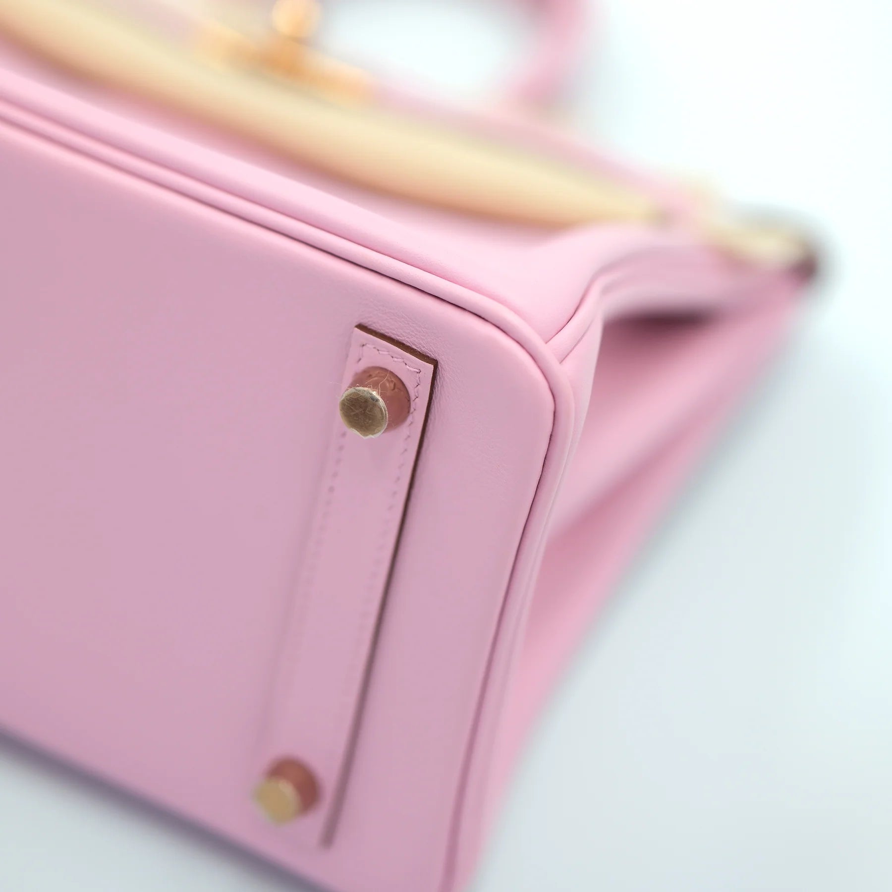 Hermes Birkin 25 Mauve Sylvestre Swift with Rose Gold Hardware Bag