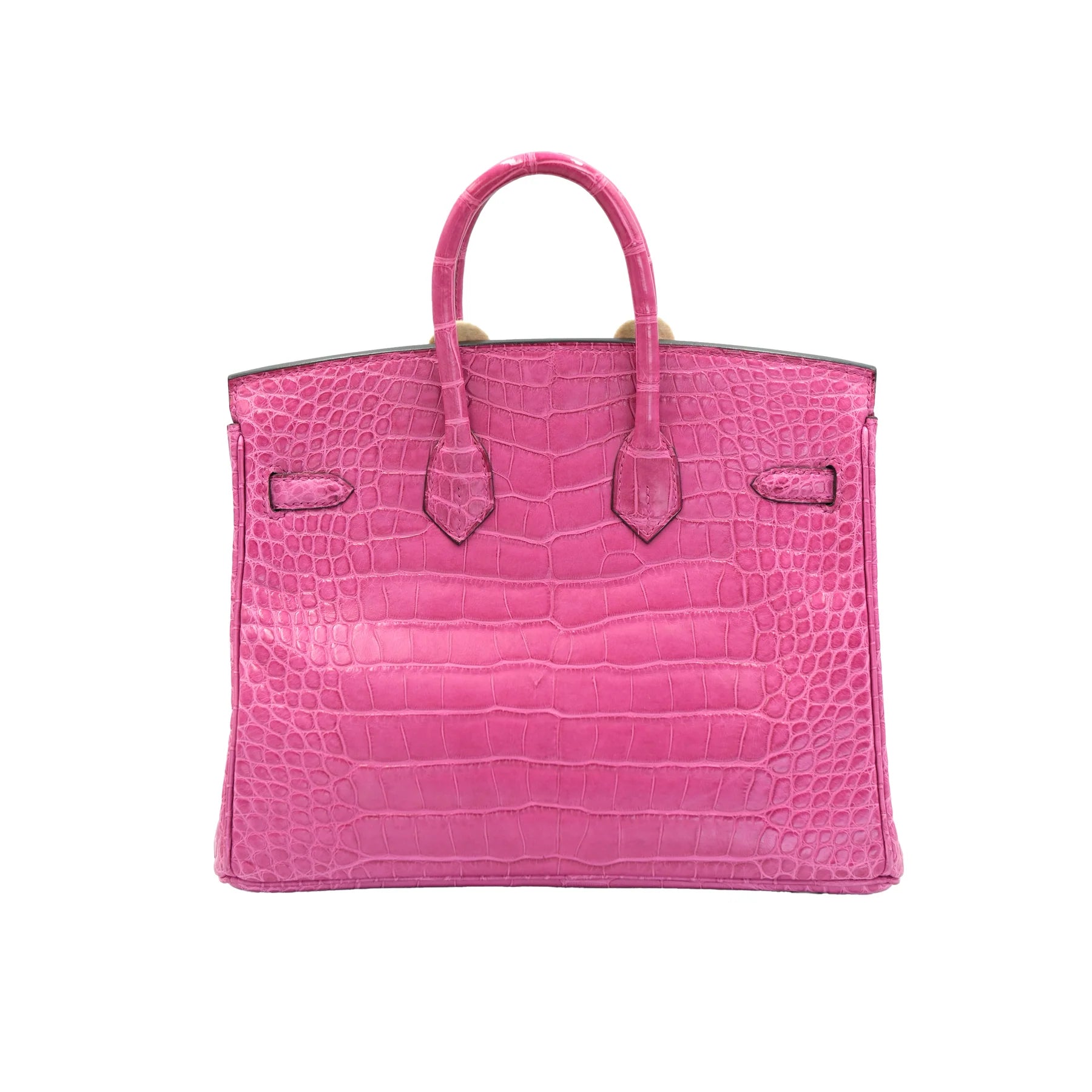 Hermes Birkin 25 Rose Sheherazade Matte Alligator Palladium Hardware Bag