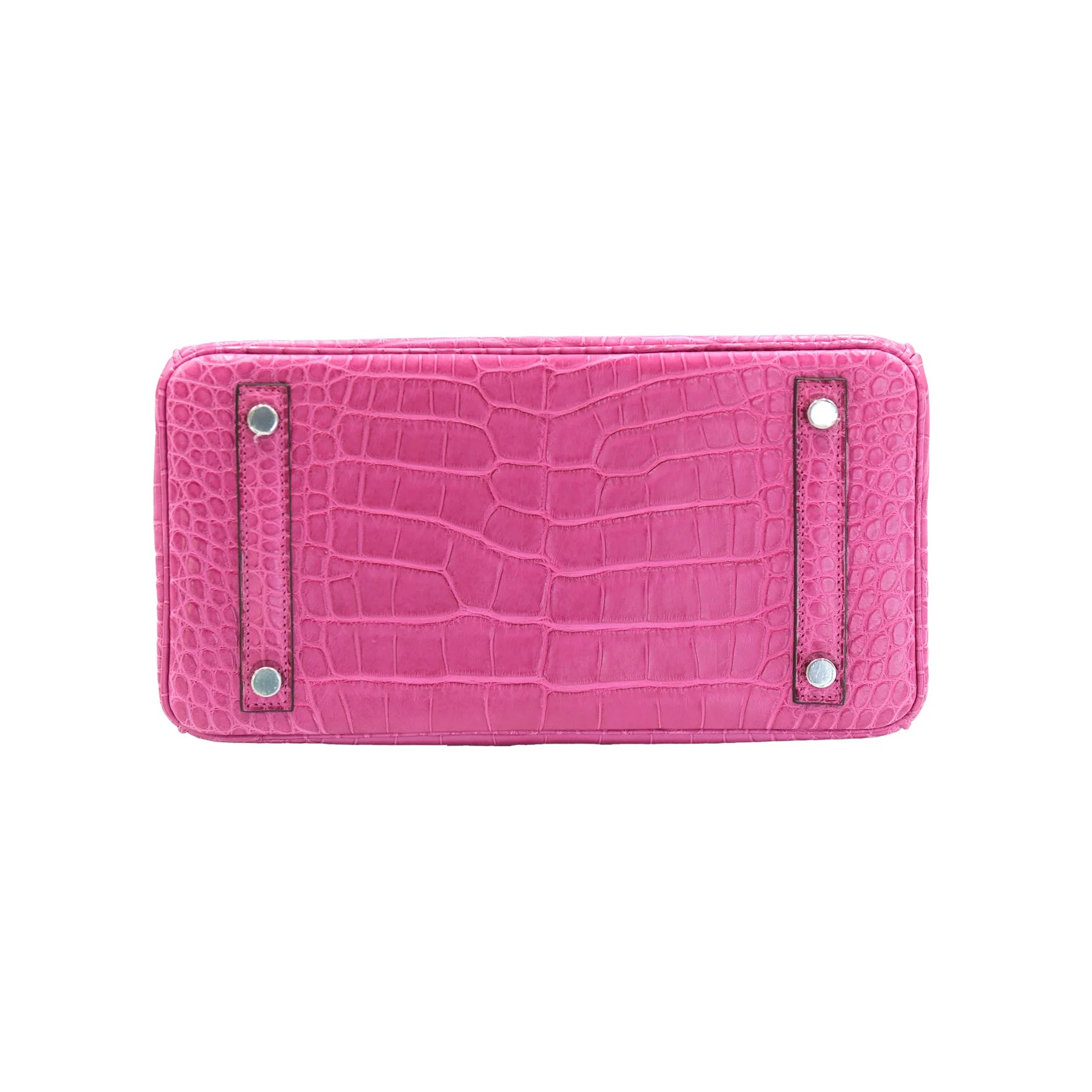 Hermes Birkin 25 Rose Sheherazade Matte Alligator Palladium Hardware Bag