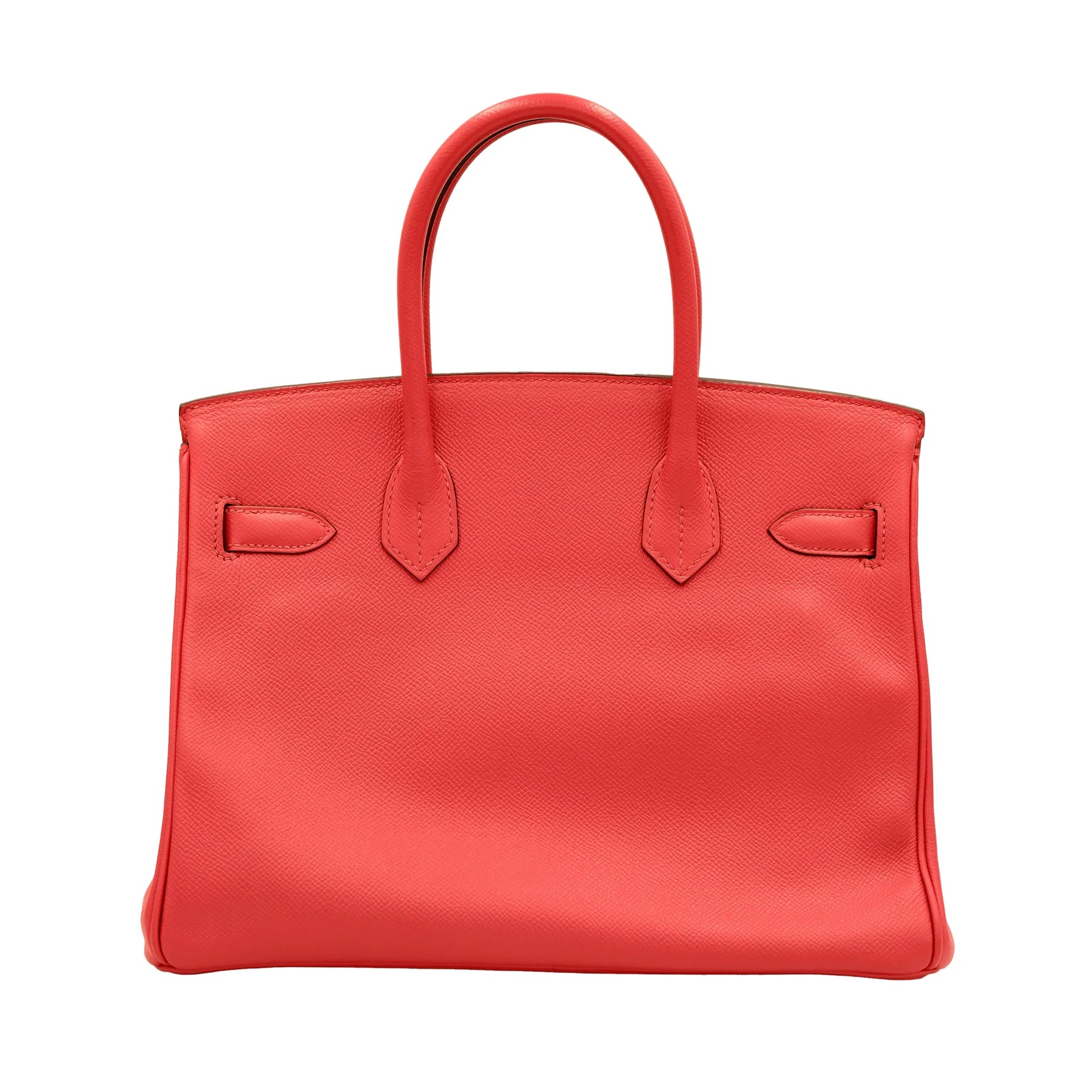 Hermes Birkin 30 Rouge Tomate Epsom with Palladium Hardware Bag