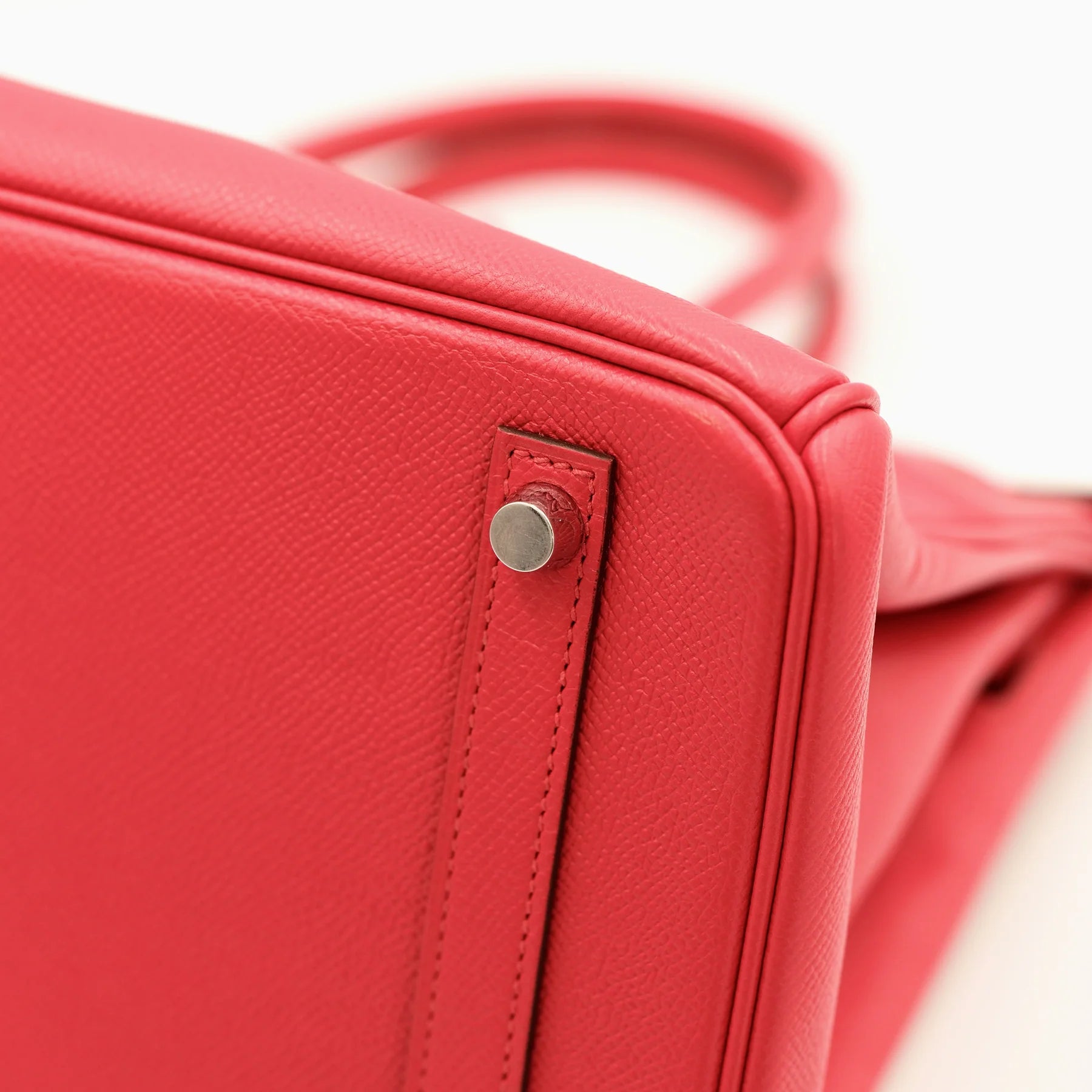 Hermes Birkin 30 Rouge Tomate Epsom with Palladium Hardware Bag