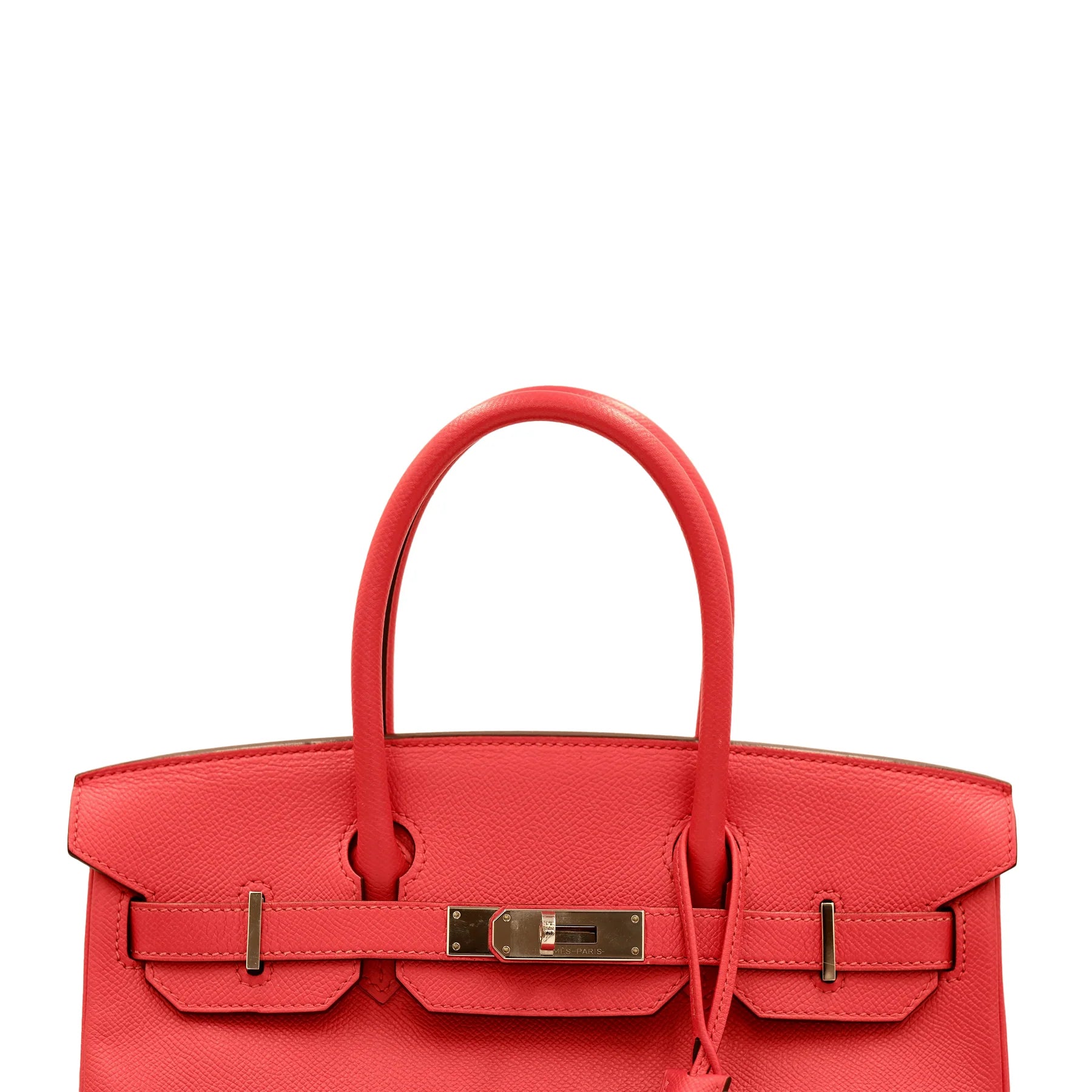 Hermes Birkin 30 Rouge Tomate Epsom with Palladium Hardware Bag