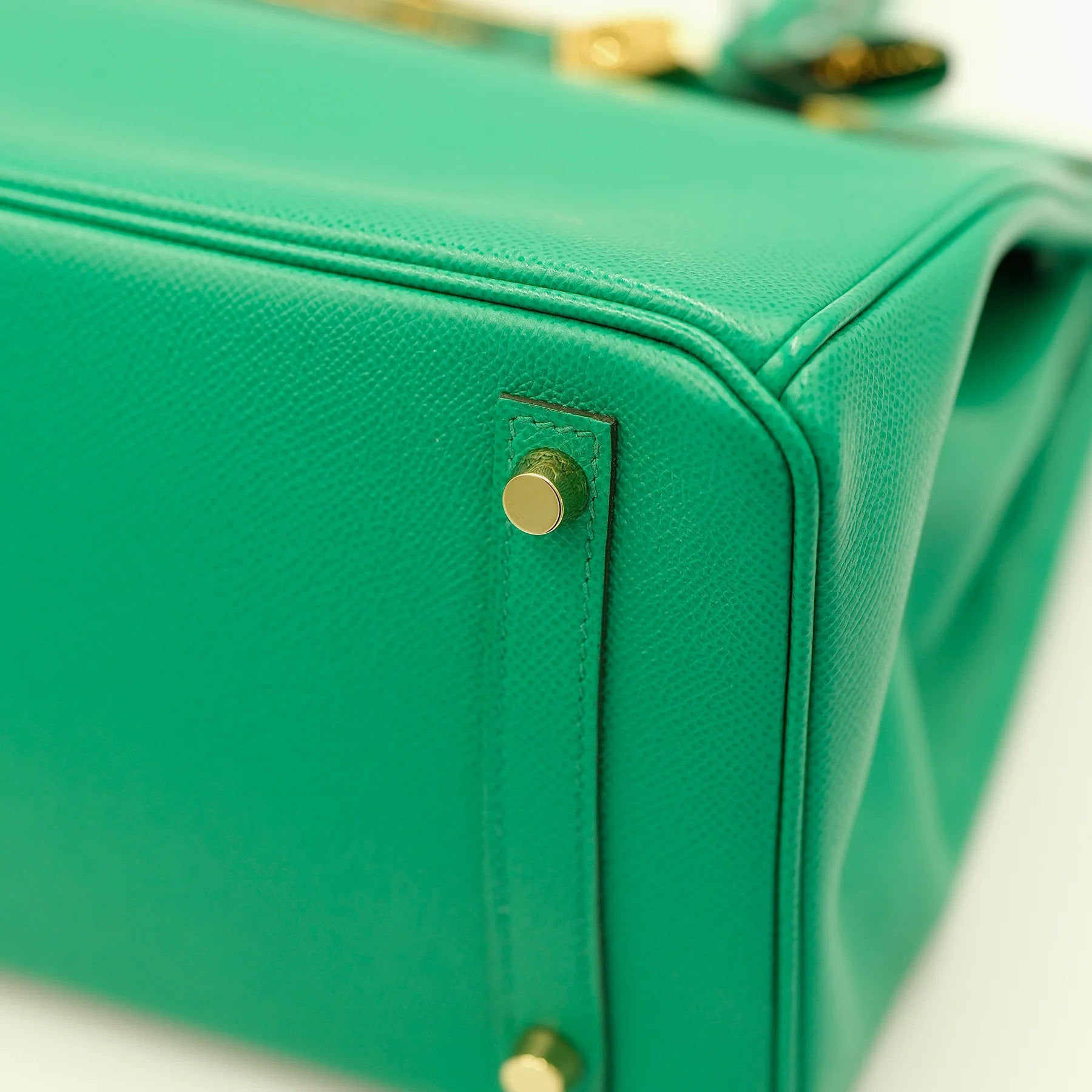 Hermes Birkin 30 Vert Jade Green Epsom With Gold Hardware Bag