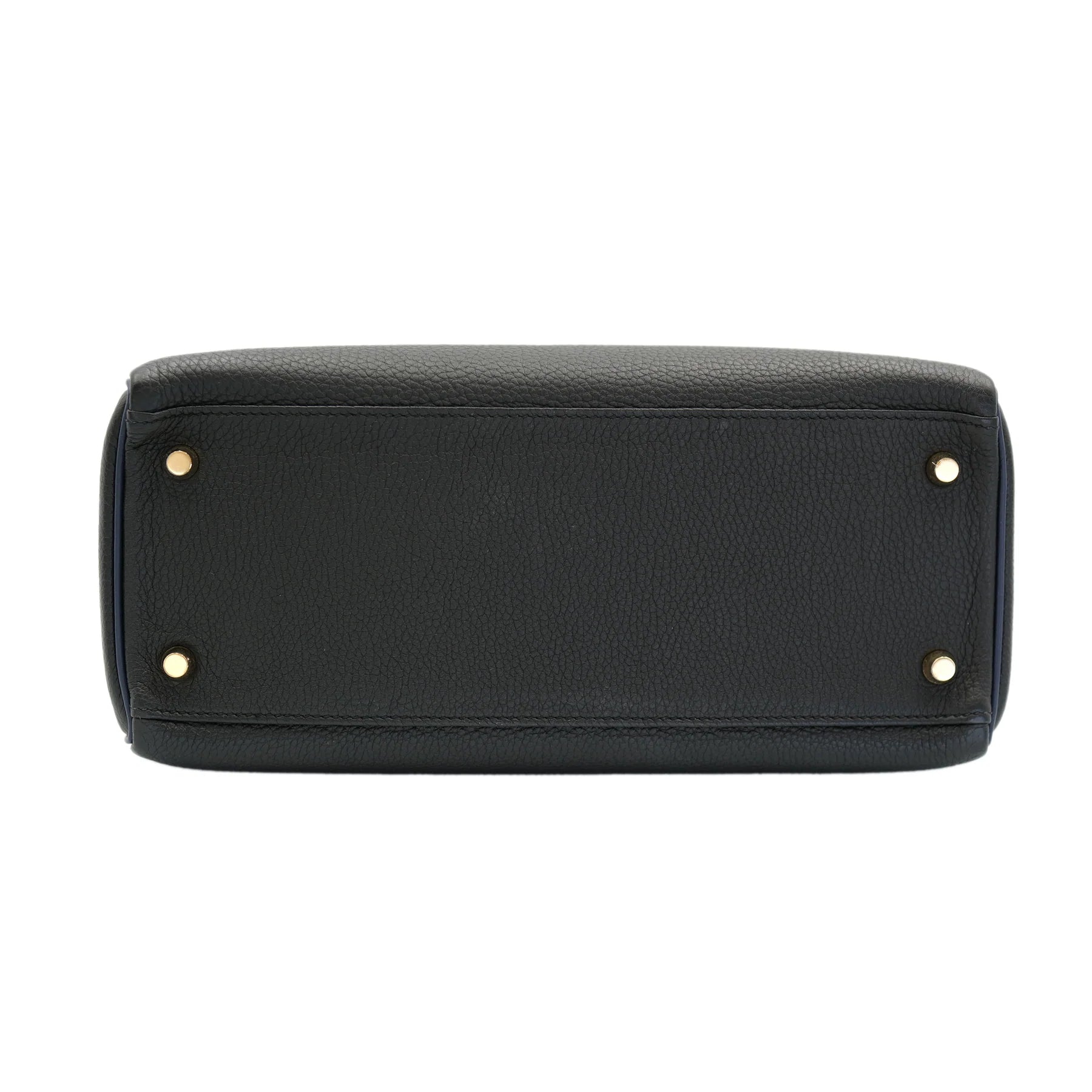 Hermes Kelly 28 Retourne Black Togo with Gold Hardware Special Order (HSS) Bag