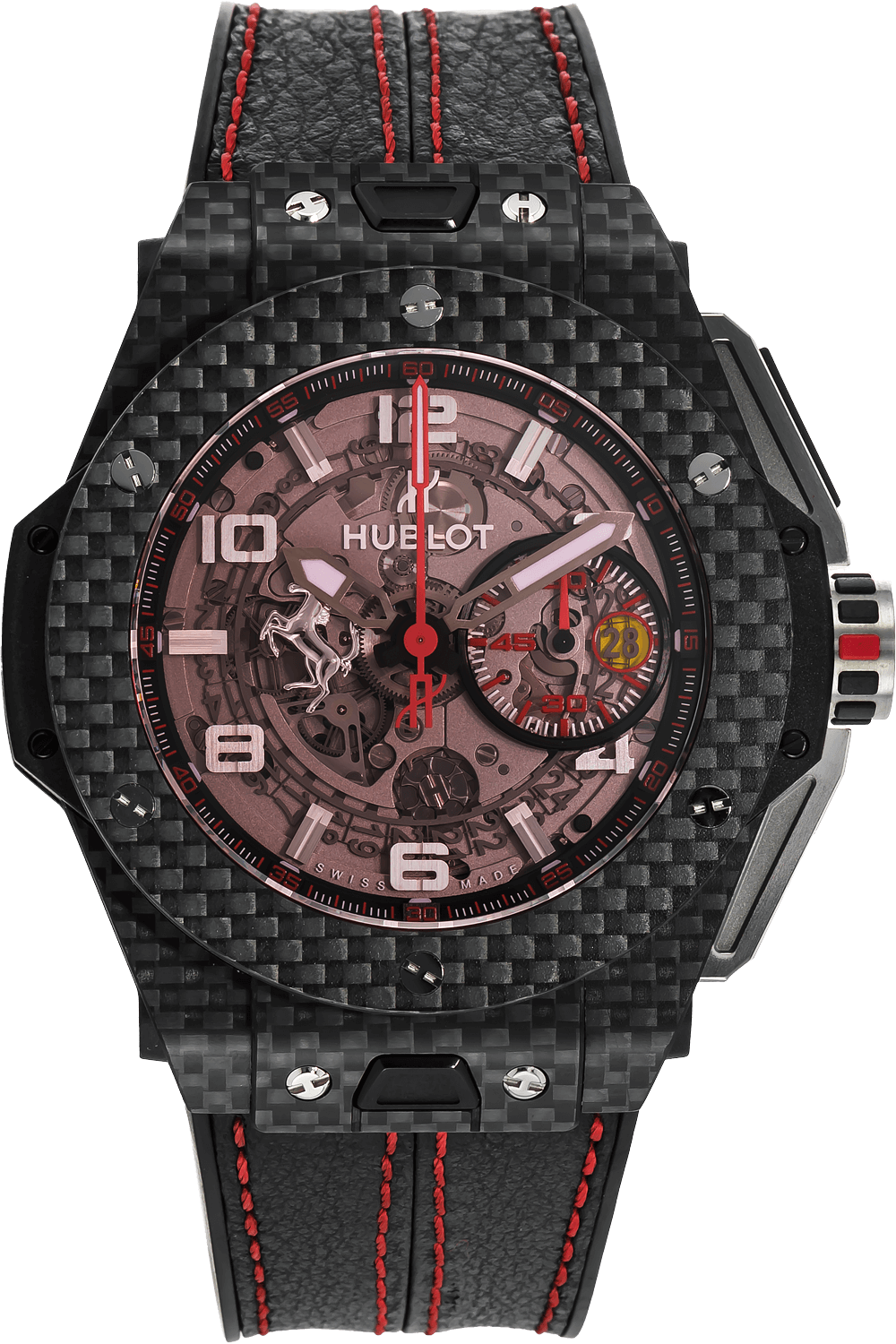 Hublot Big Bang Ferrari Red Magic Carbon Fiber Men's Watch