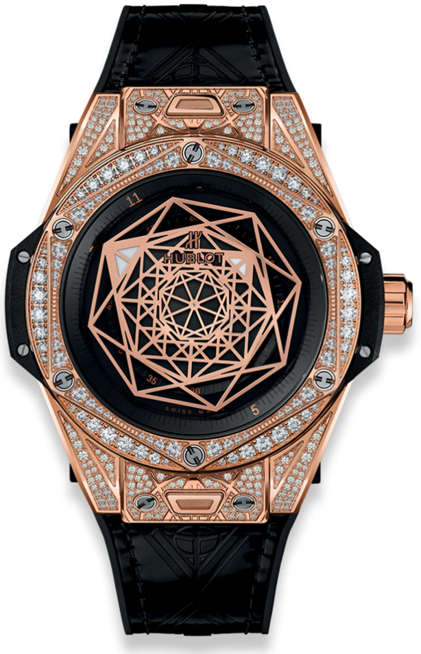 Hublot Big Bang One Click 18k King Gold & Diamonds Unisex Watch