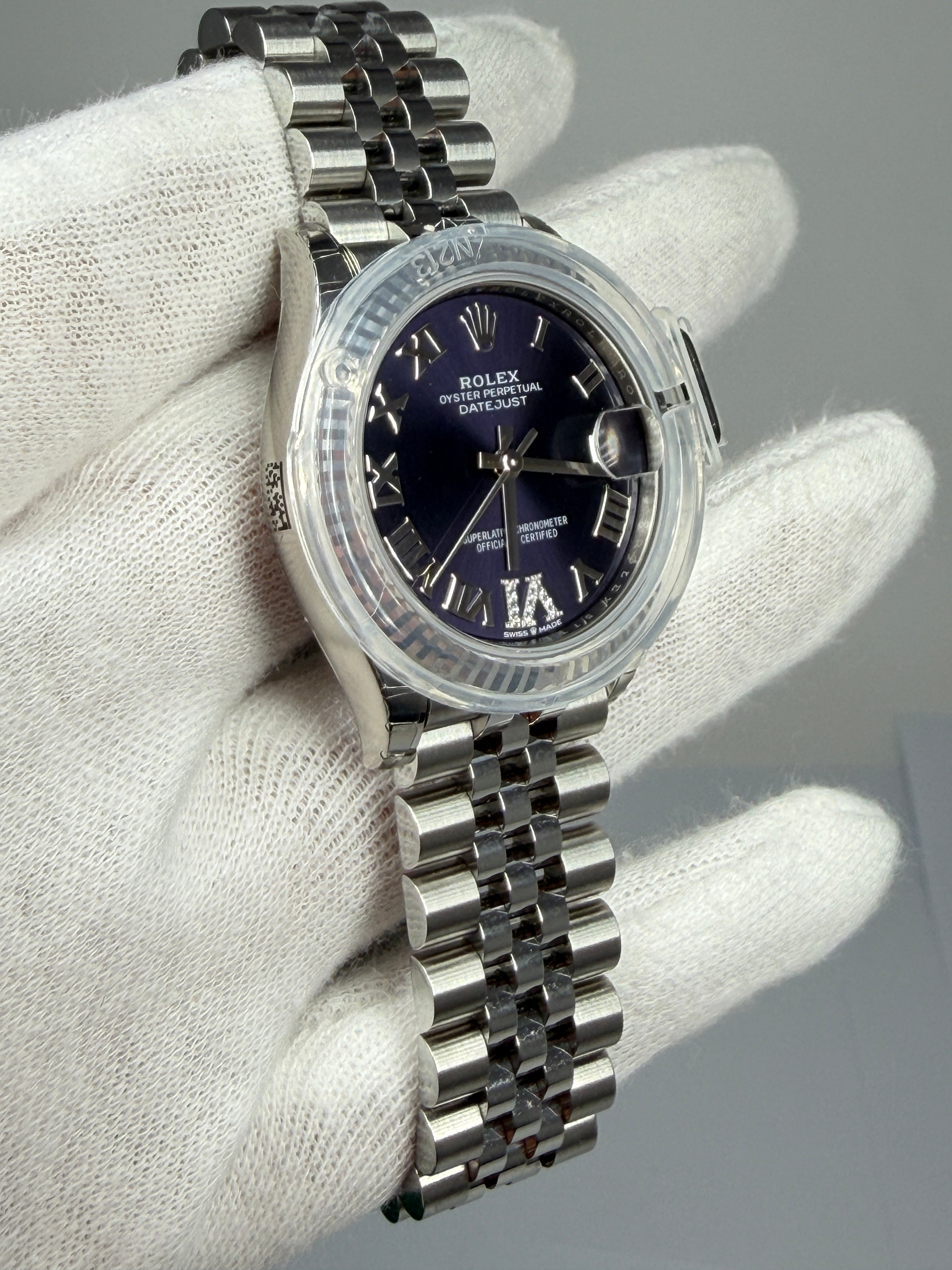 Rolex Datejust 31 Bright Blue Dial Oyster Bracelet Lady’s Watch