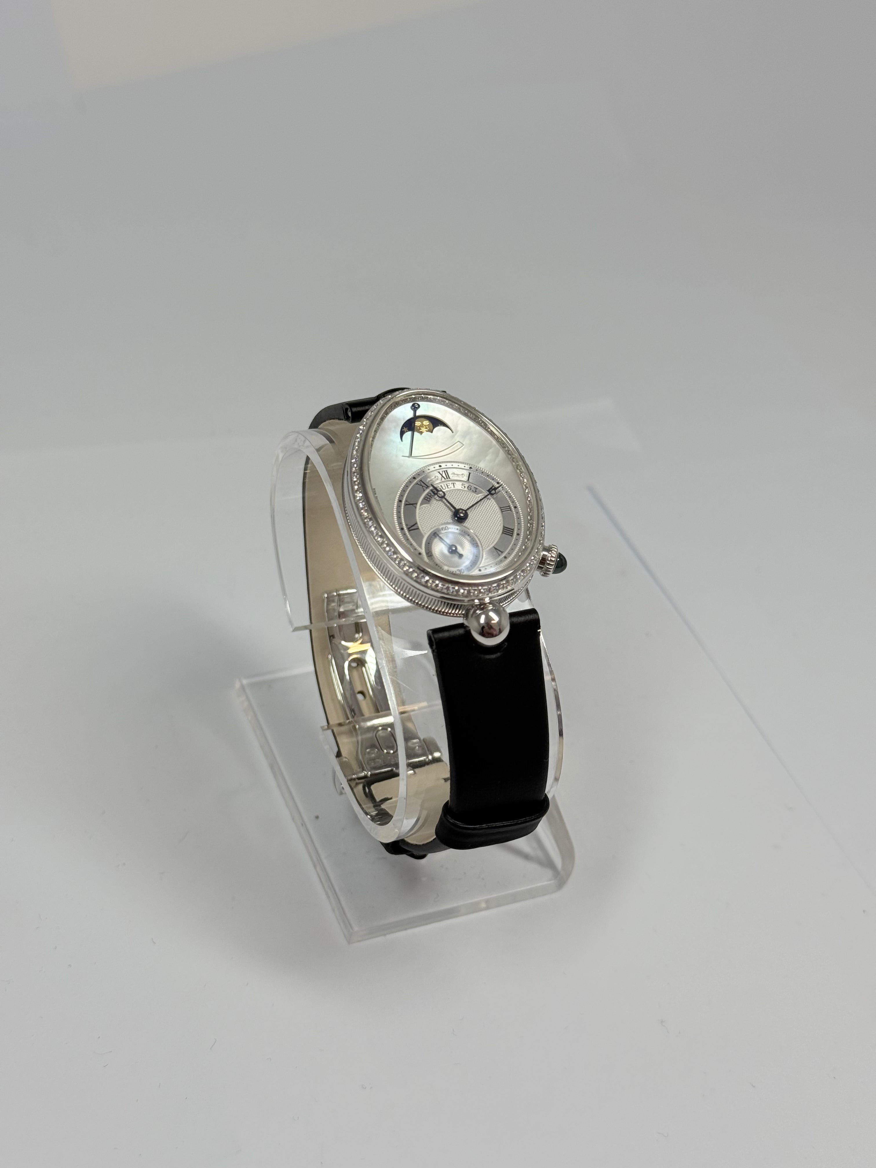 Breguet Reine de Naples Power Reserve 18K White Gold Ladies Watch