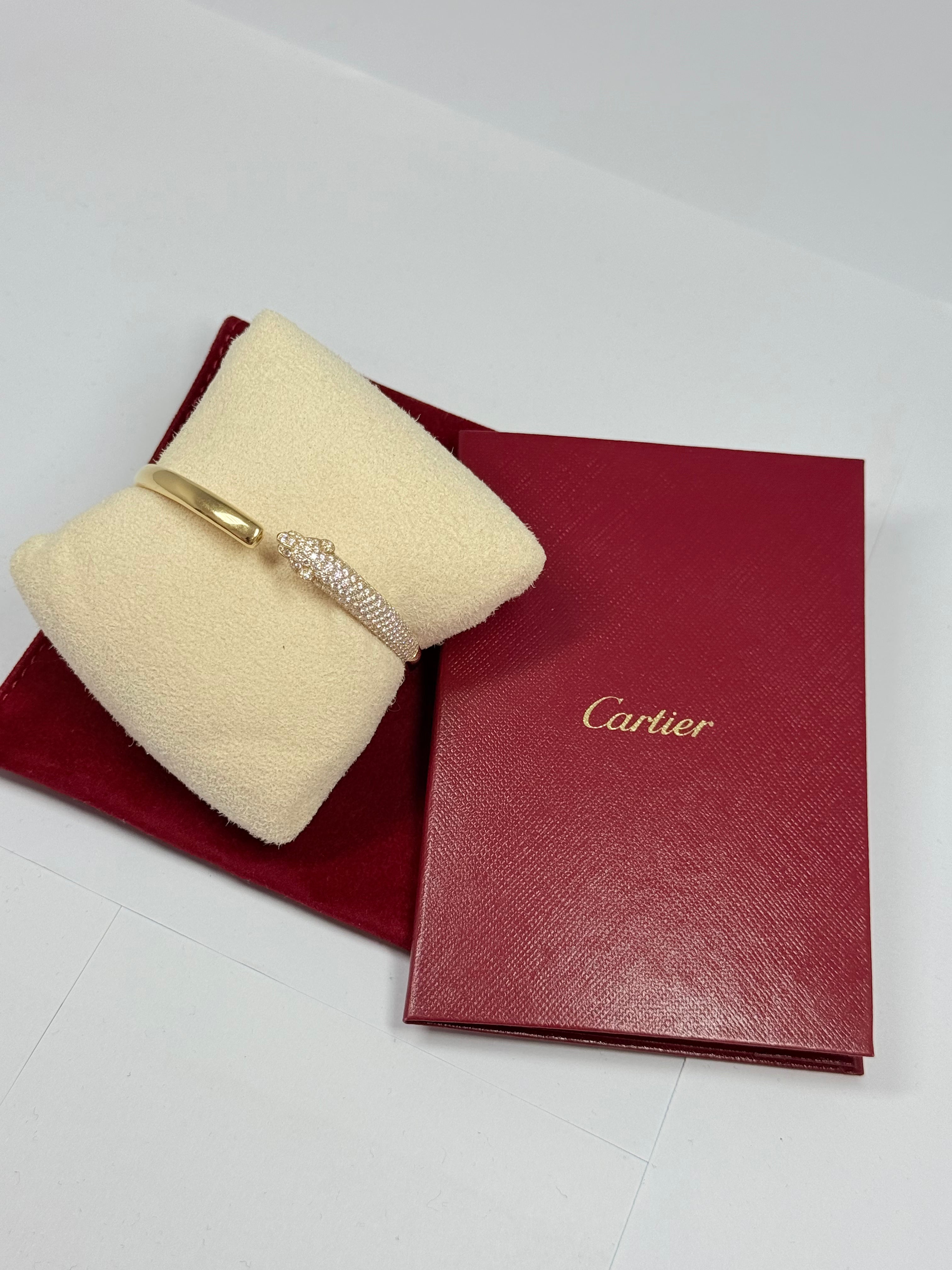 Cartier Panthère de Cartier 18K Yellow Gold Diamond Bracelet