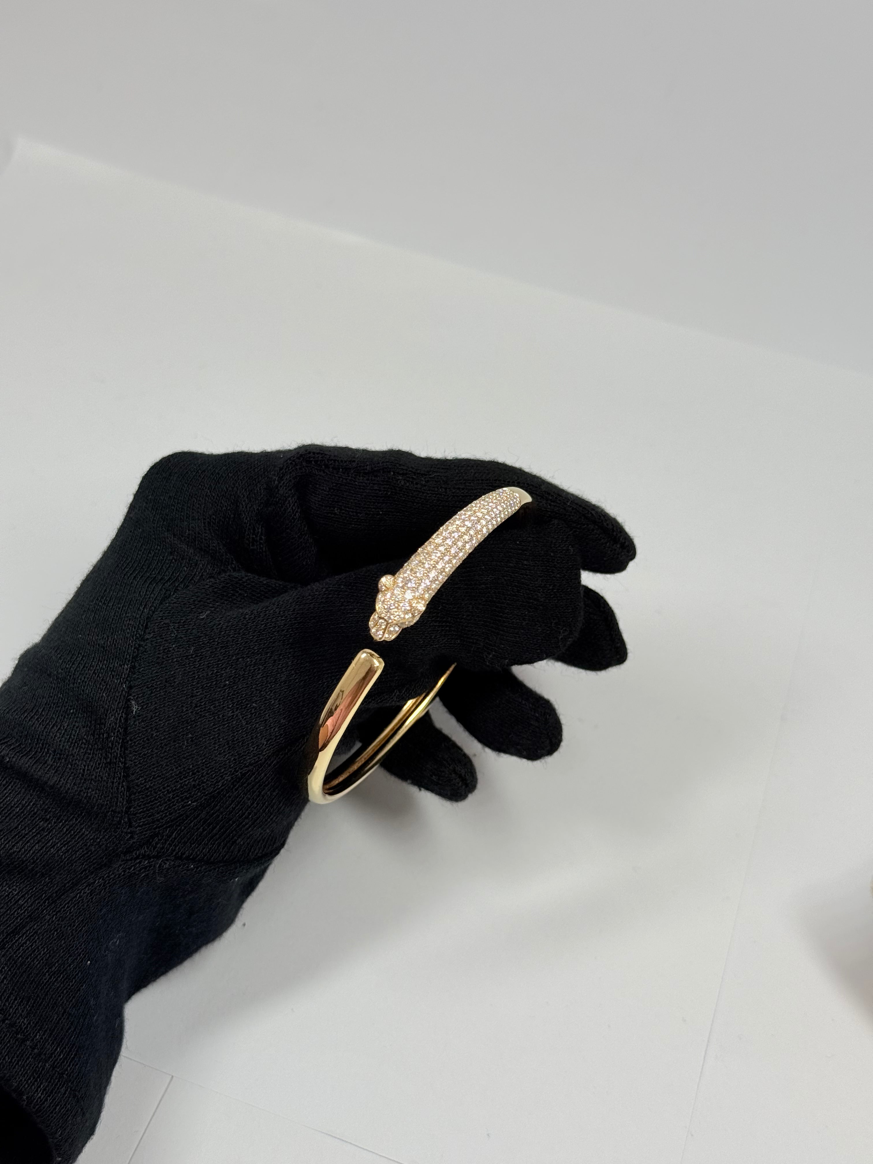 Cartier Panthère de Cartier 18K Yellow Gold Diamond Bracelet