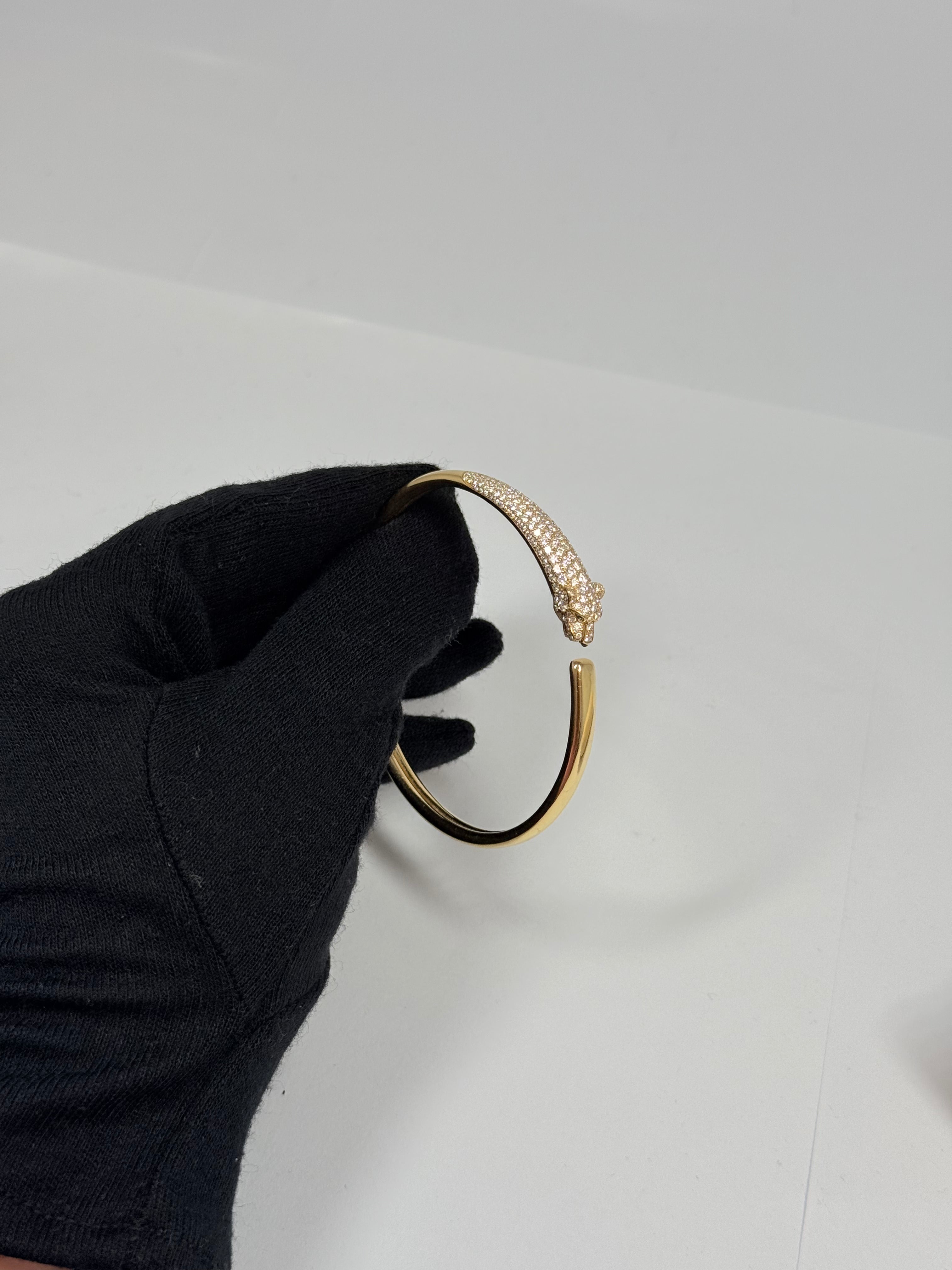 Cartier Panthère de Cartier 18K Yellow Gold Diamond Bracelet
