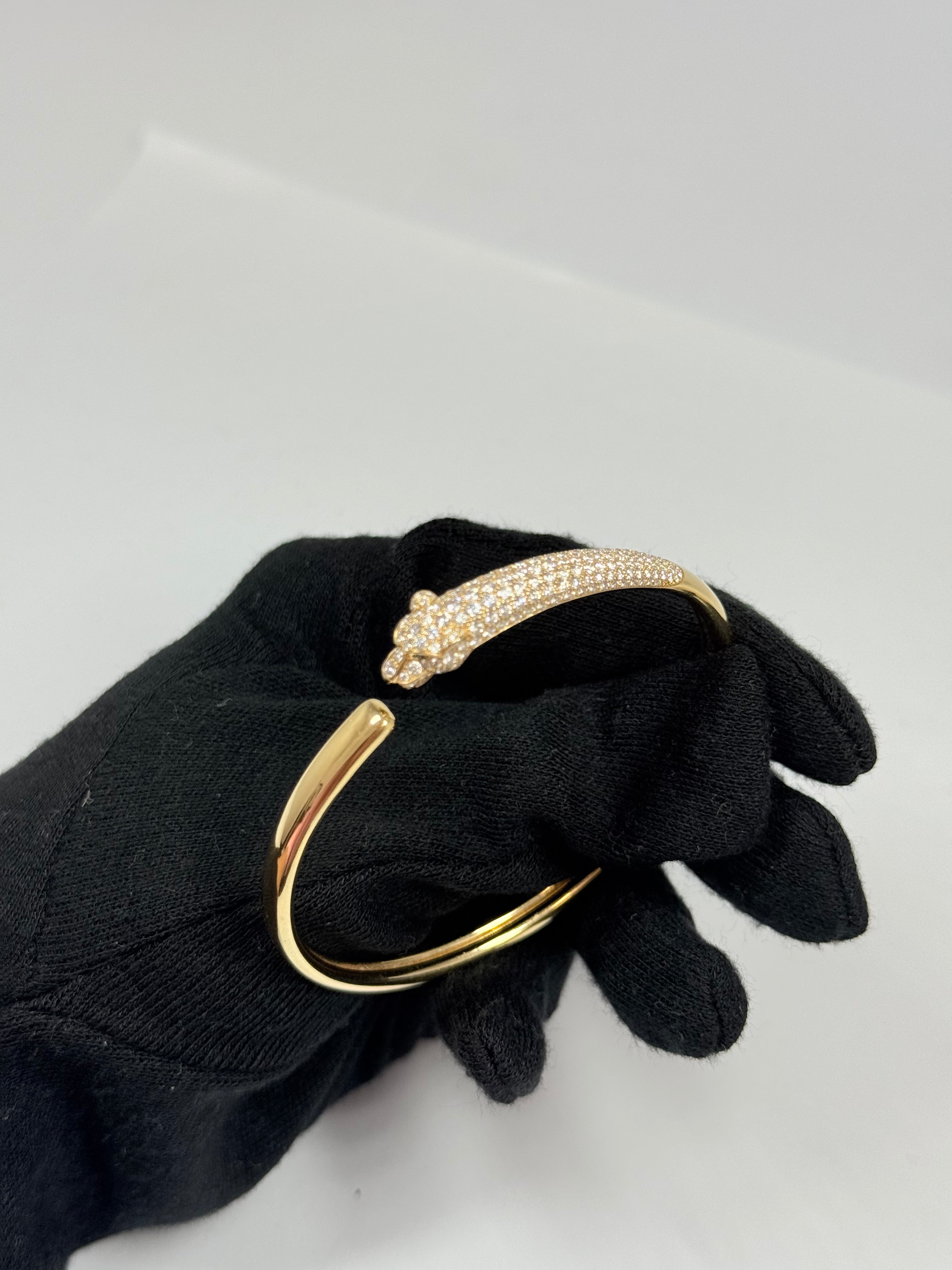 Cartier Panthère de Cartier 18K Yellow Gold Diamond Bracelet