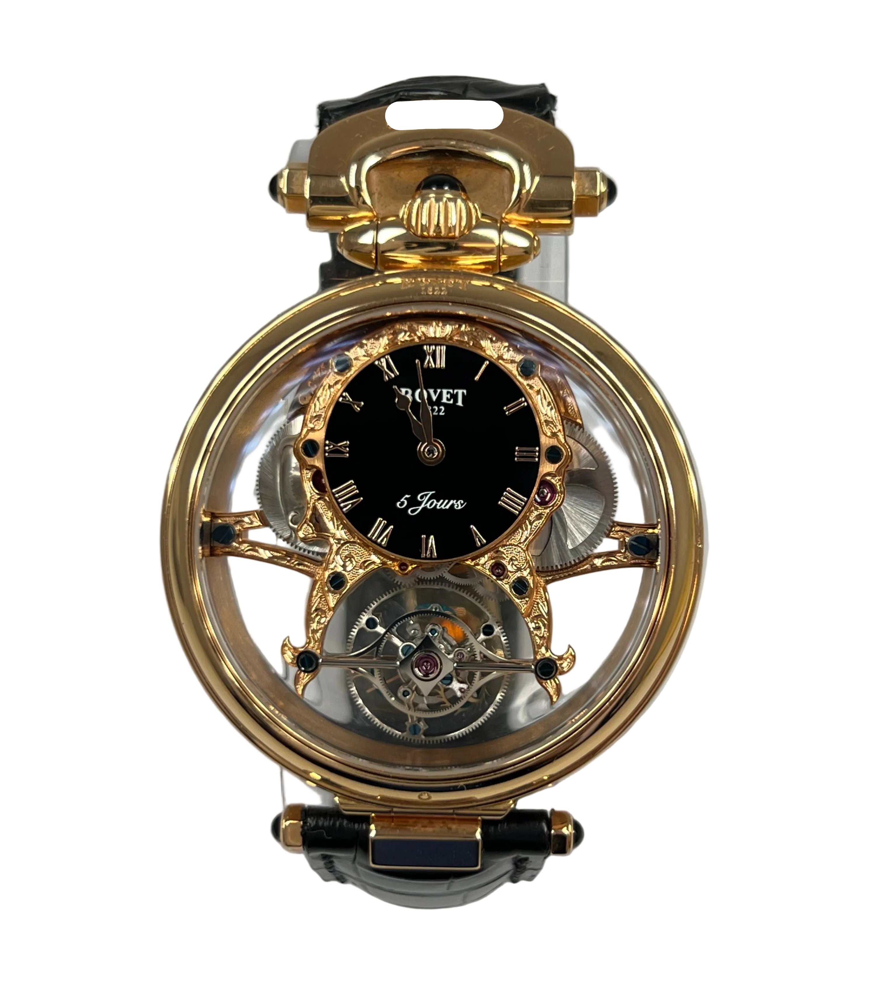 Bovet Amadeo Fleurier Virtuoso Tourbillon 18K Rose Gold Men’s Watch