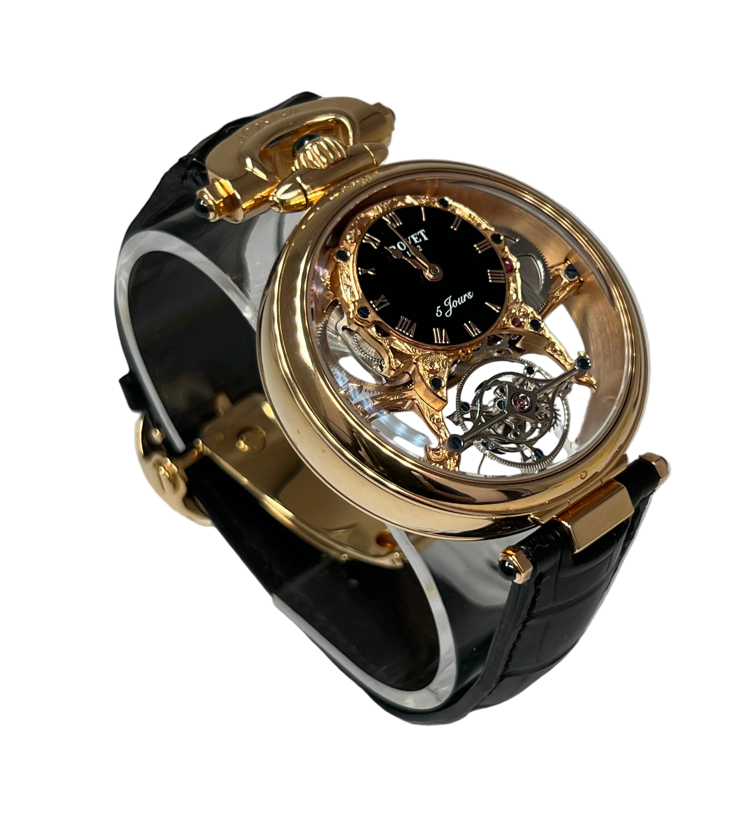 Bovet Amadeo Fleurier Virtuoso Tourbillon 18K Rose Gold Men’s Watch