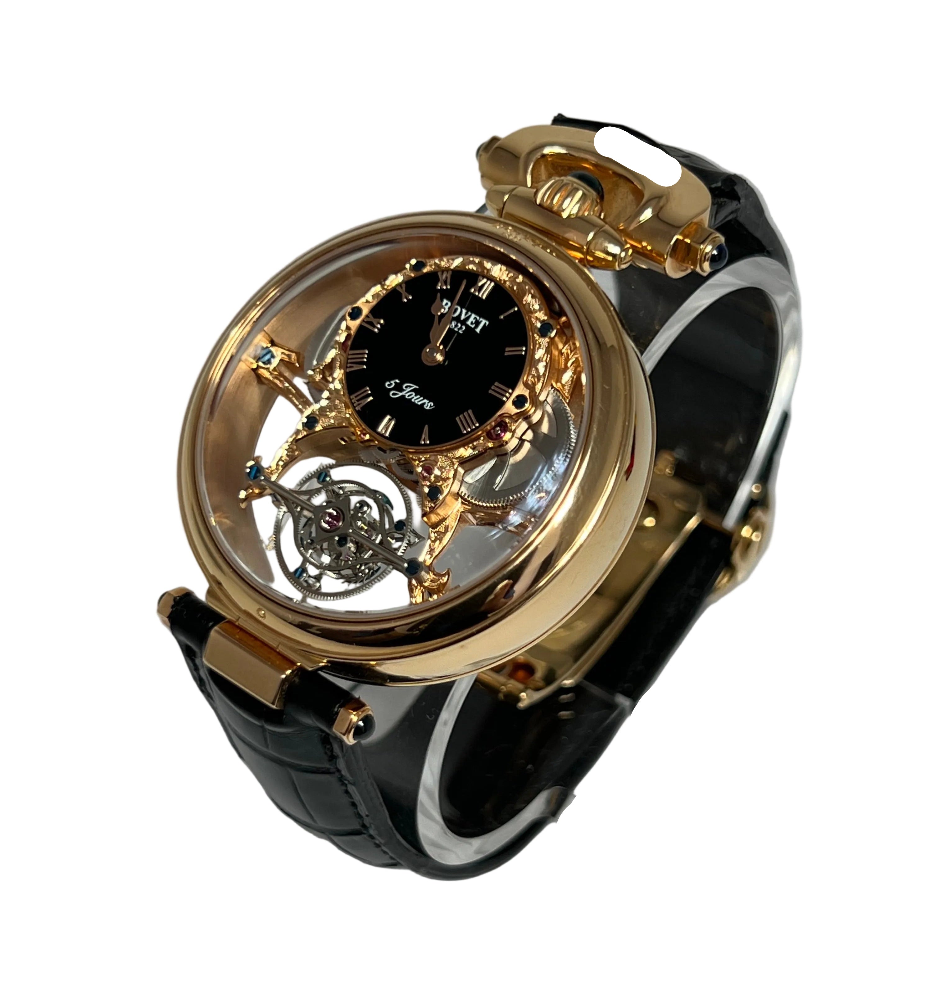 Bovet Amadeo Fleurier Virtuoso Tourbillon 18K Rose Gold Men’s Watch
