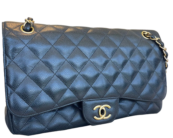Chanel Classic 30 Single Flap Jumbo Bag | Worldofluxuryus