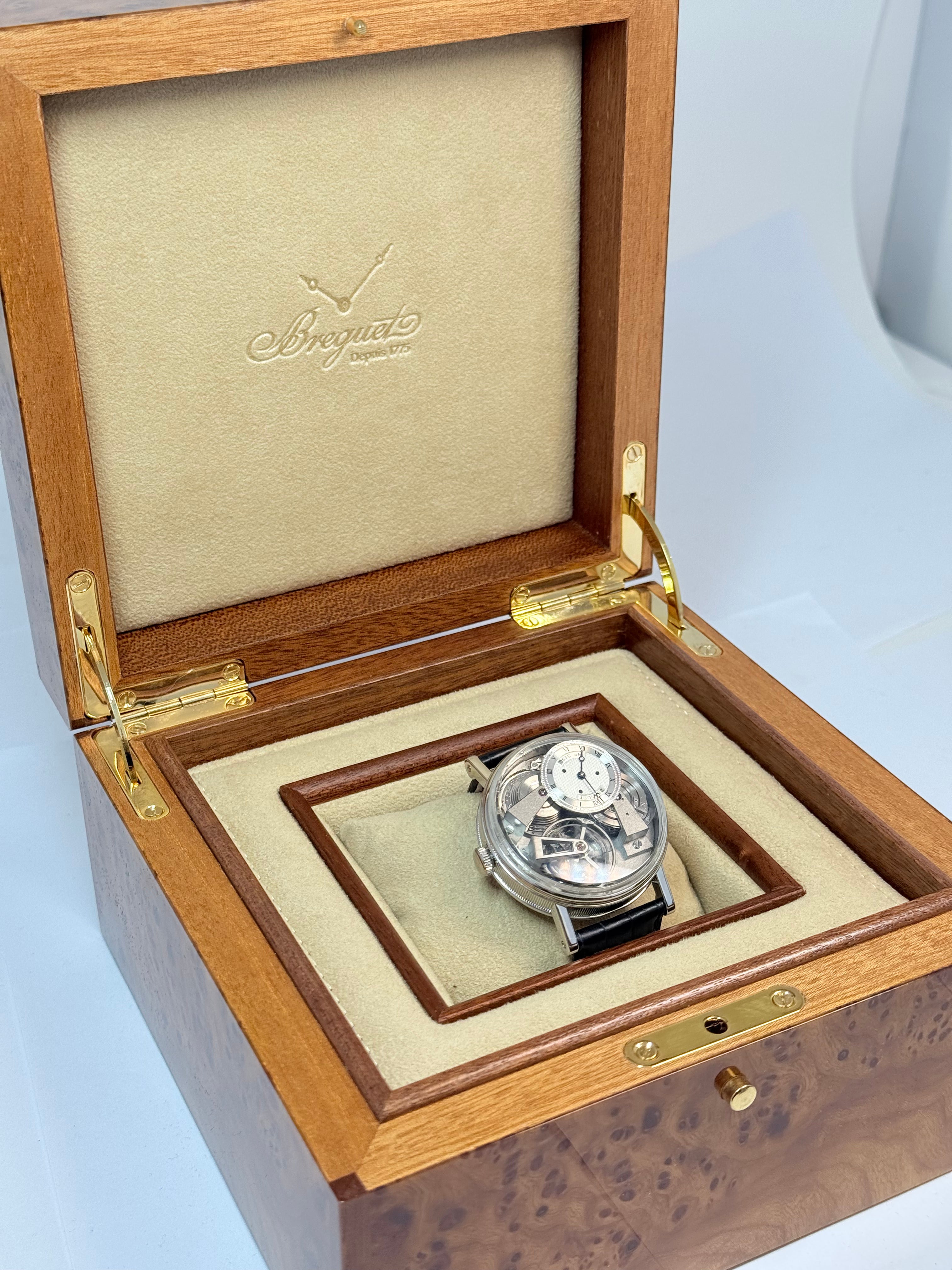 Breguet Tradition Tourbillon 7047 Fusée-Chain Platinum Men's Watch