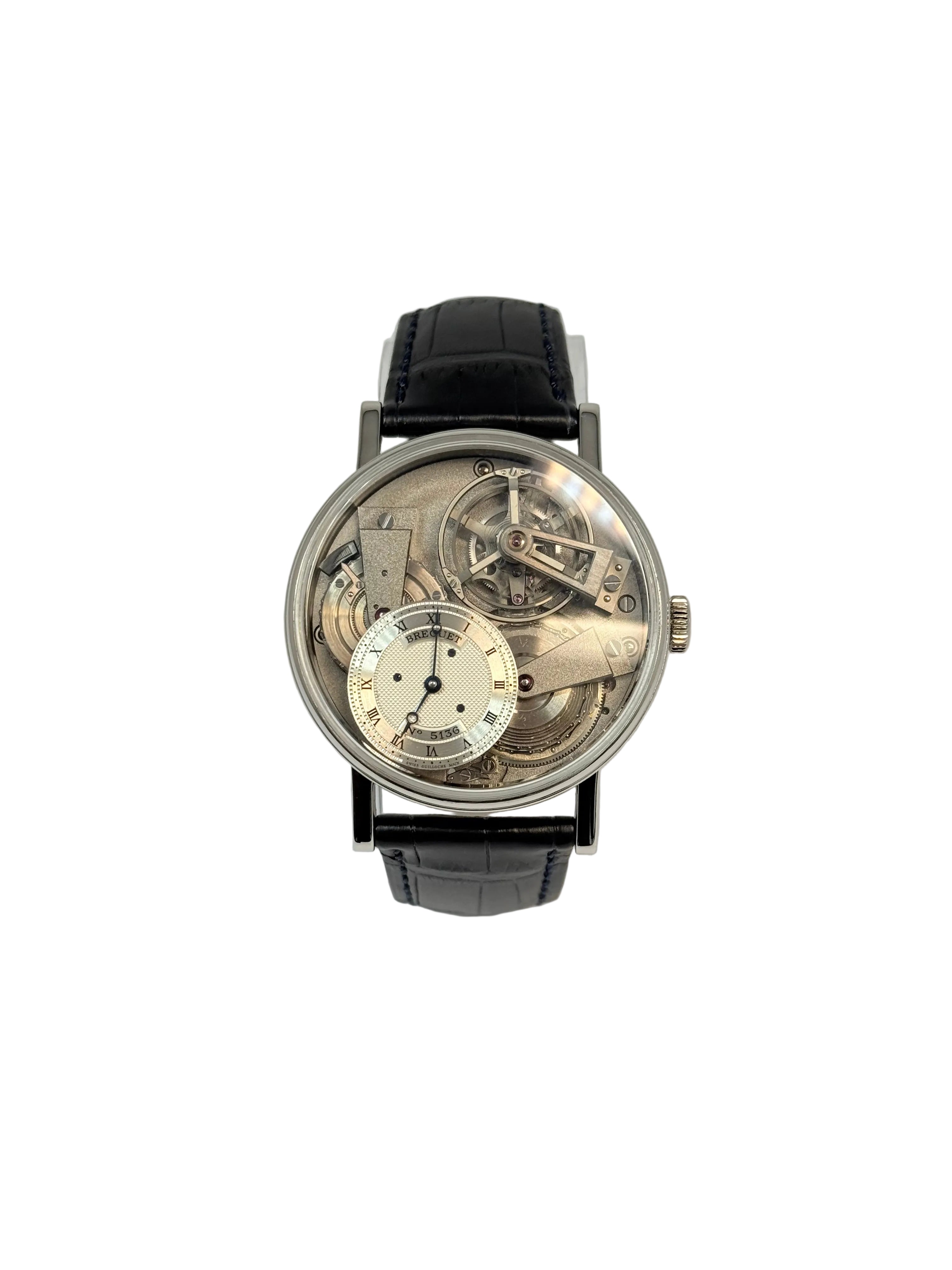 Breguet Tradition Tourbillon 7047 Fusée-Chain Platinum Men's Watch