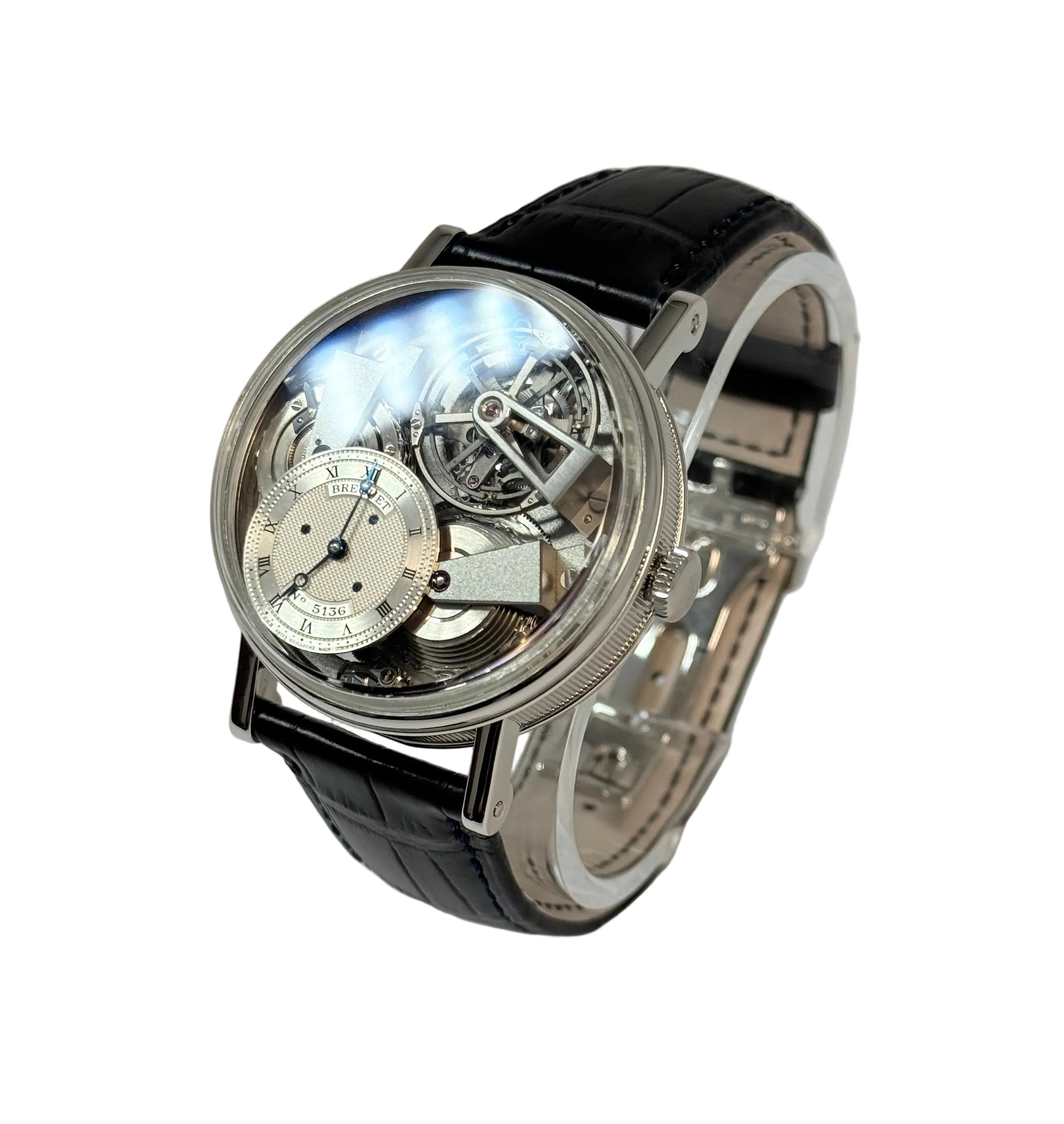 Breguet Tradition Tourbillon 7047 Fusée-Chain Platinum Men's Watch