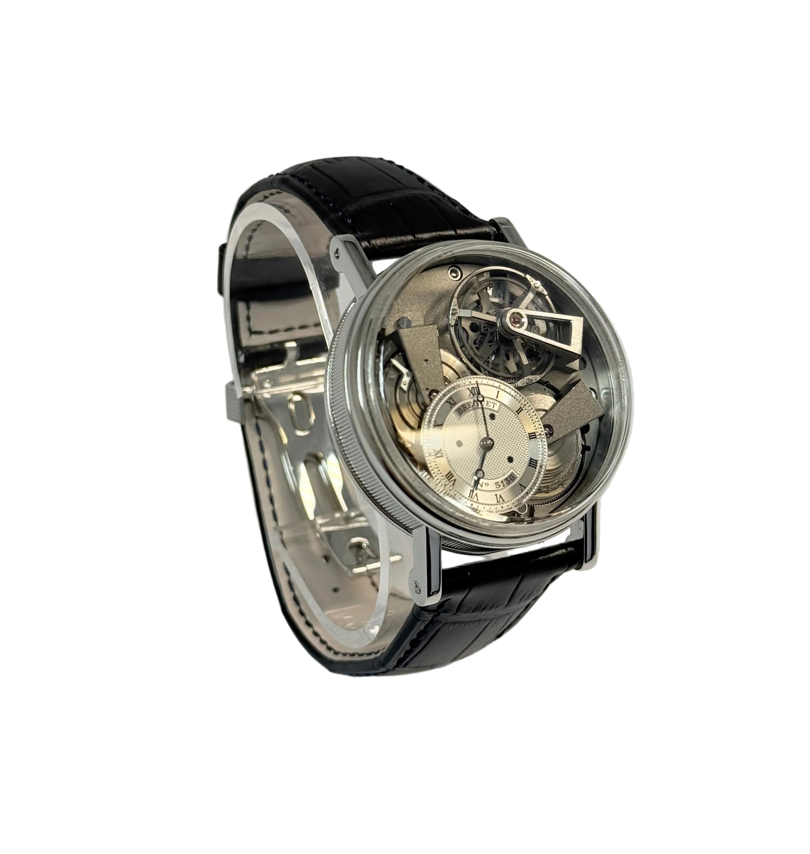 Breguet Tradition Tourbillon 7047 Fusée-Chain Platinum Men's Watch