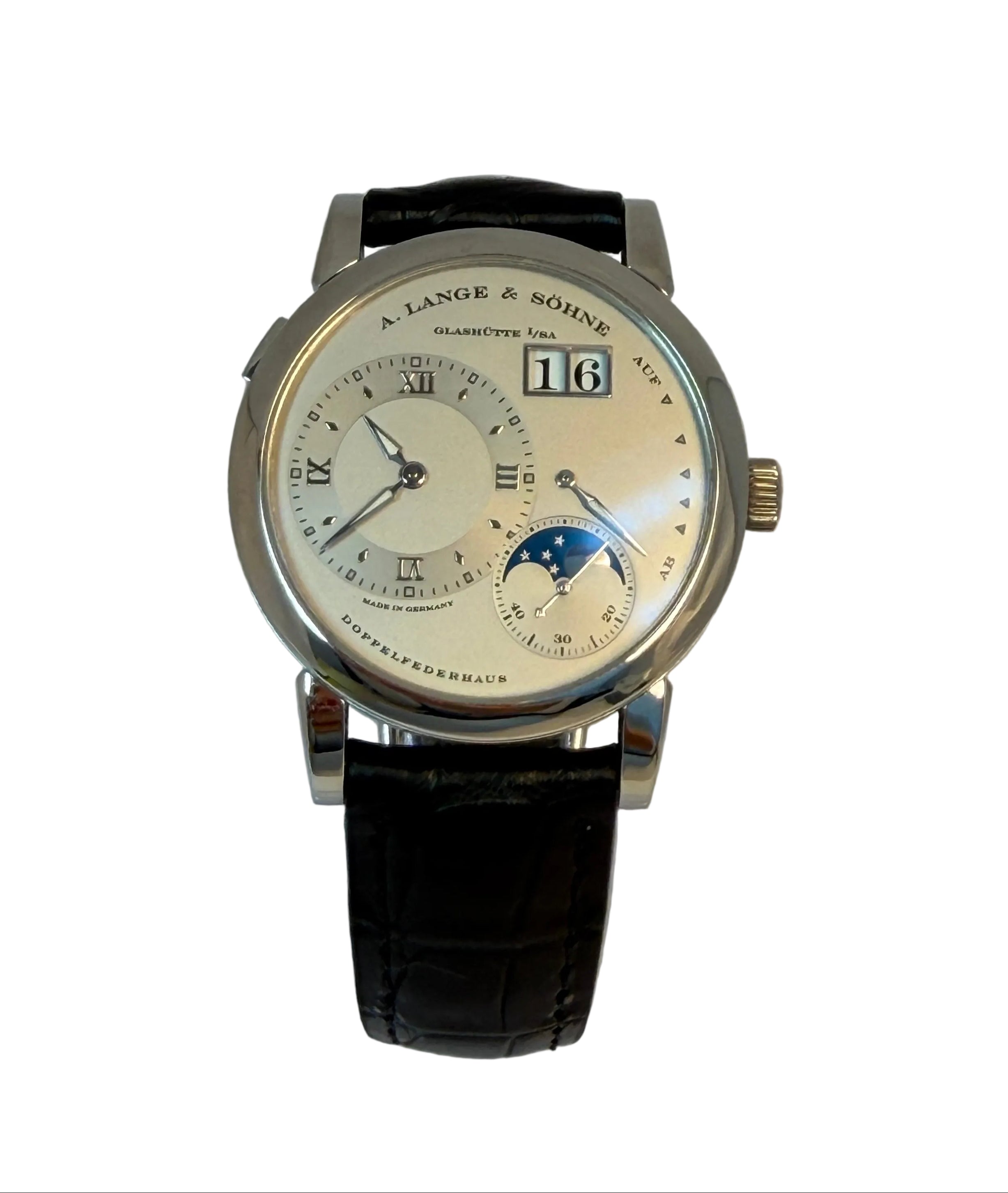 A. Lange & Söhne Lange 1 Moonphase Platinum Men’s Watch