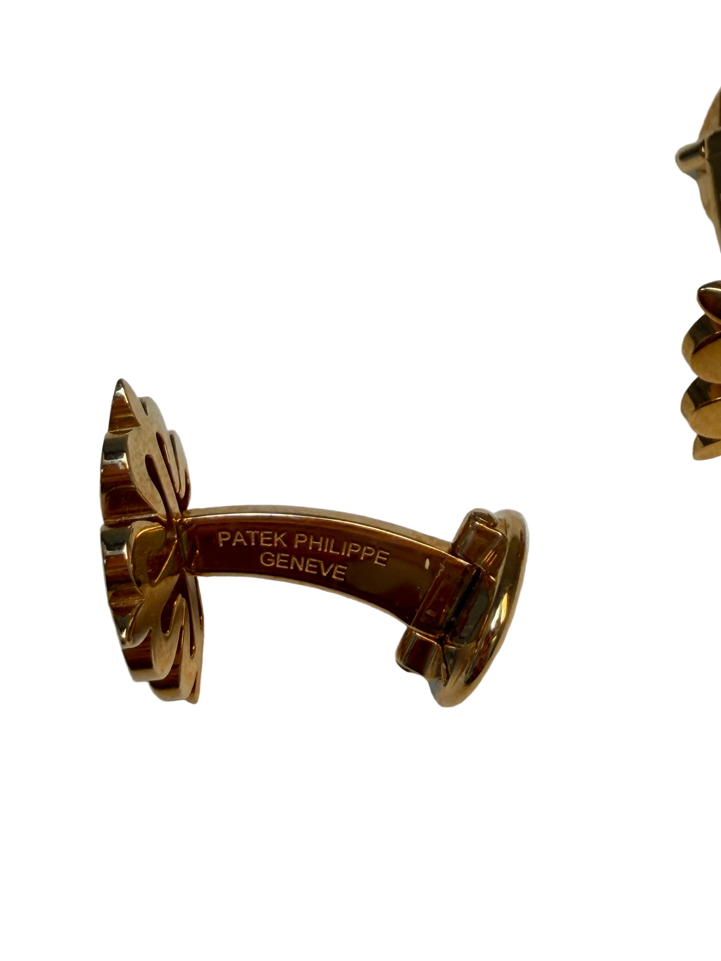 Patek Philippe Calatrava Cross 18K Rose Gold Cufflinks