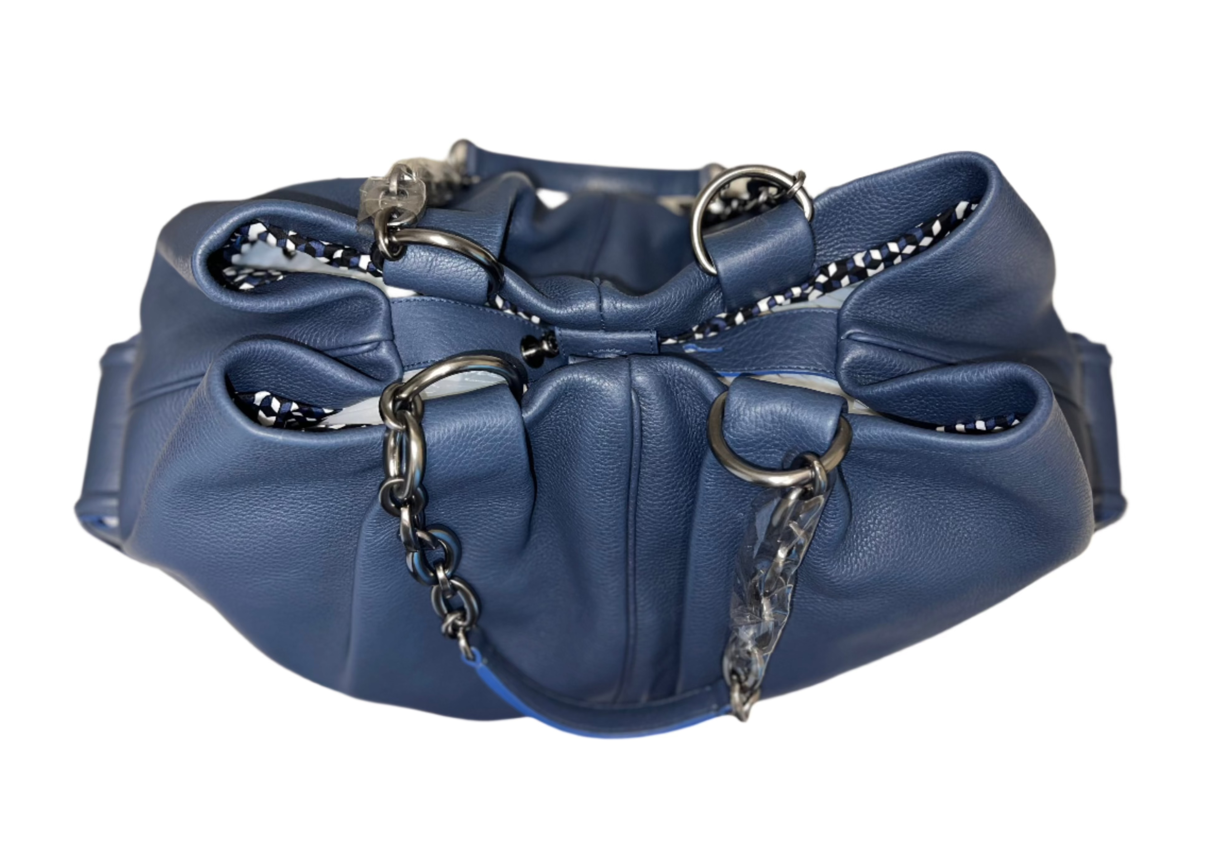 Bvlgari Chiara Collection Blue color Lady's Bag