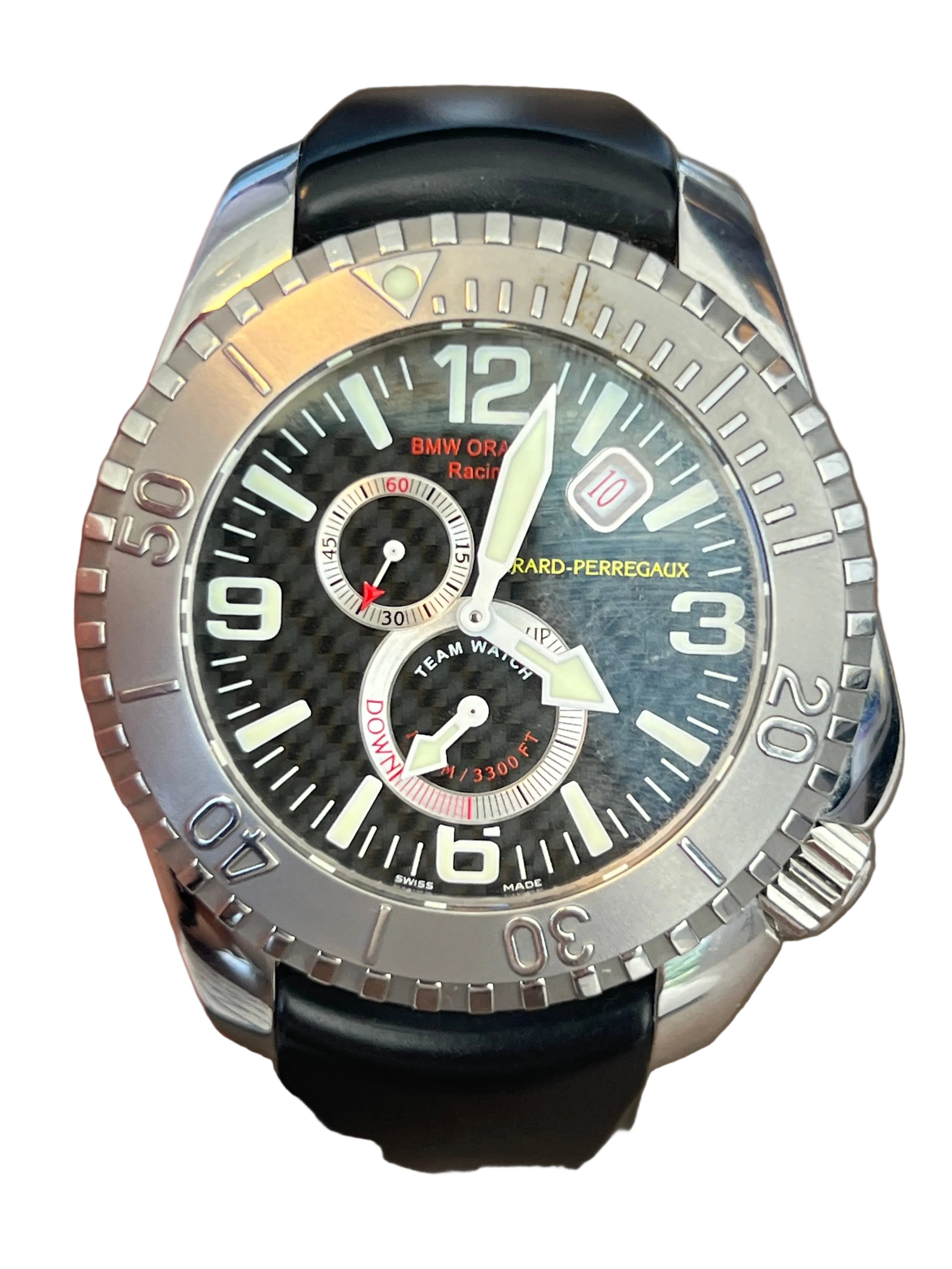 Girard Perregaux Sea Hawk Pro 1000m Golden Gate YC Stainless Steel Men’s Watch