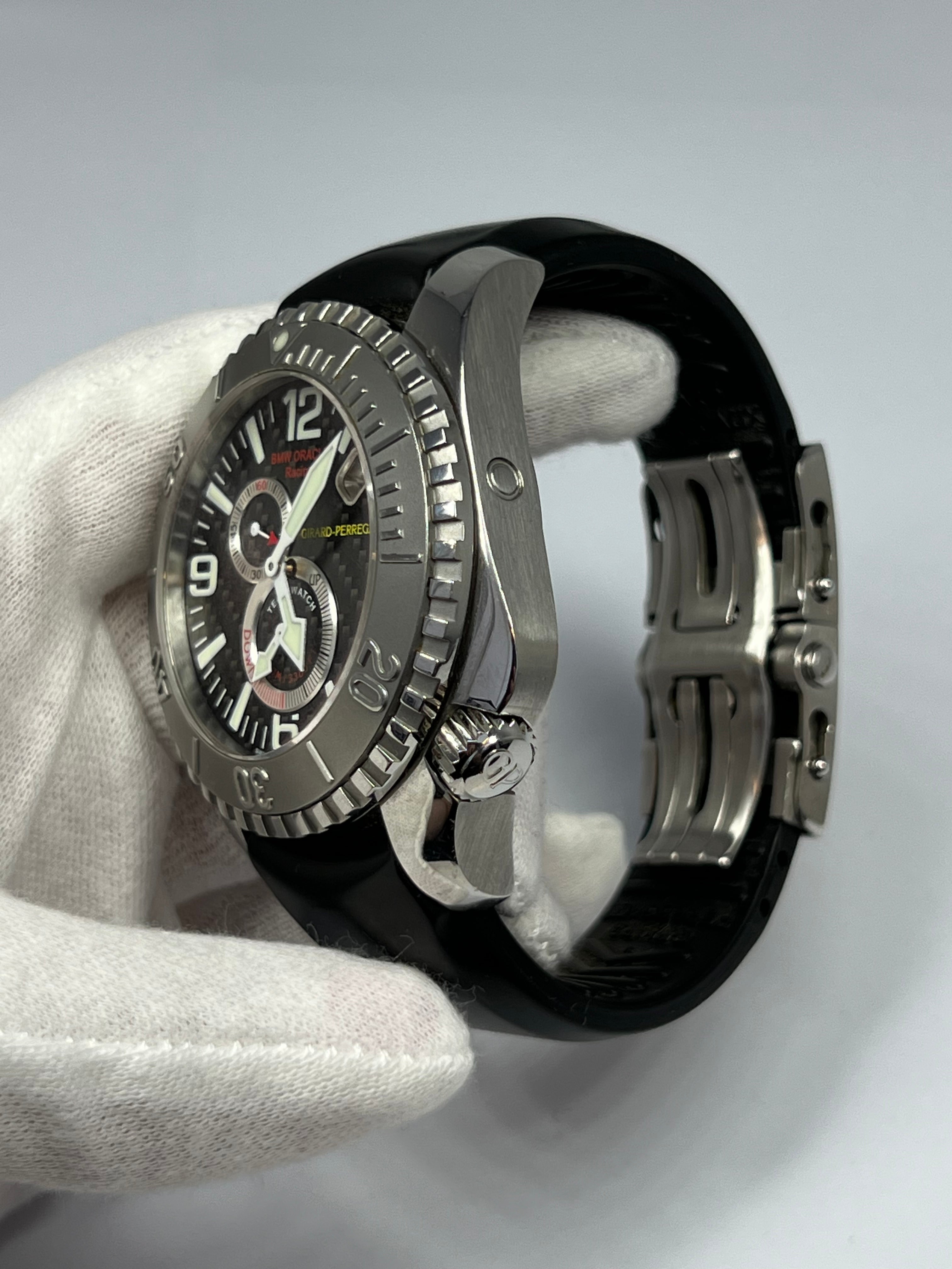 Girard Perregaux Sea Hawk Pro 1000m Golden Gate YC Stainless Steel Men’s Watch