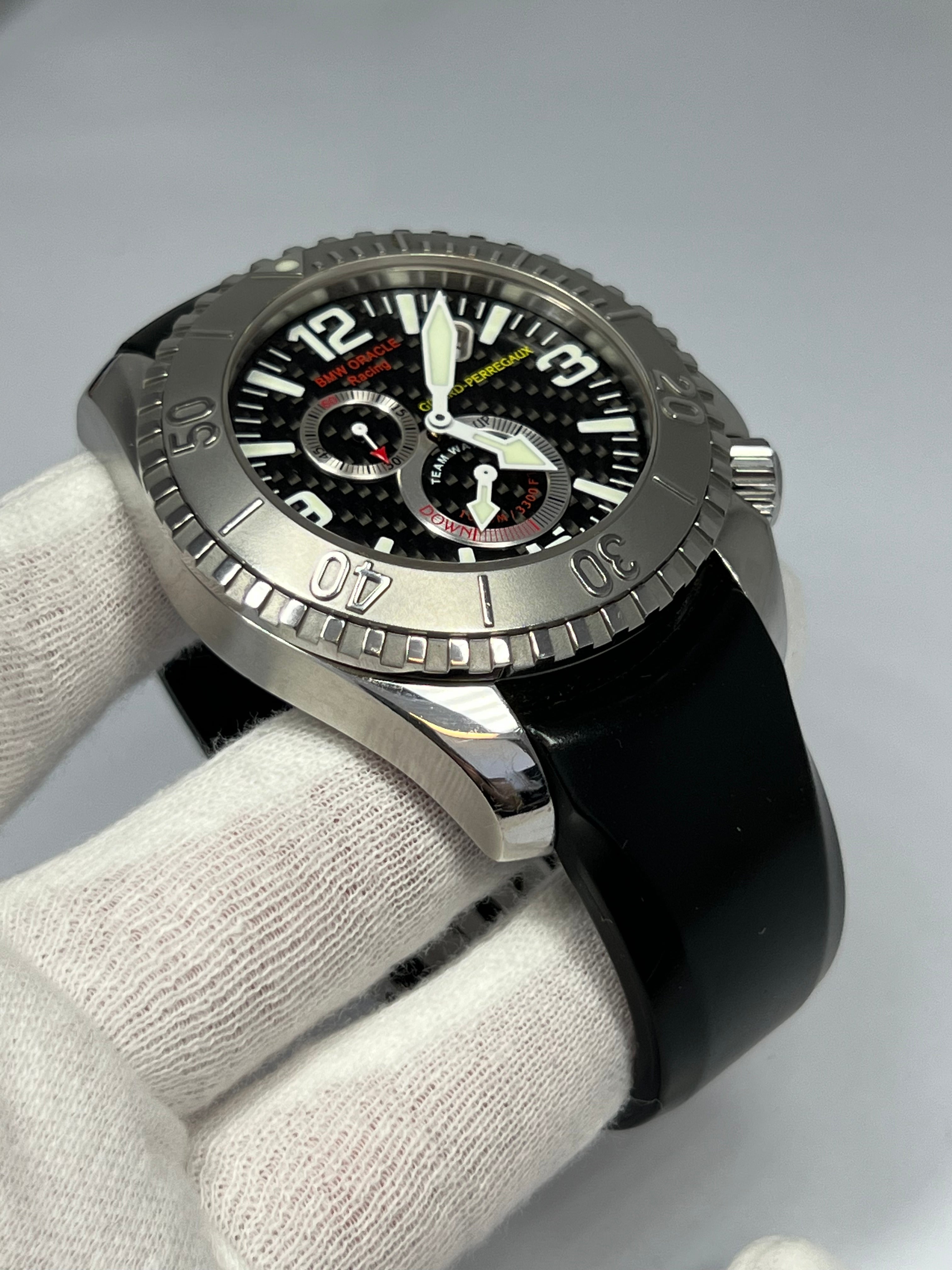 Girard Perregaux Sea Hawk Pro 1000m Golden Gate YC Stainless Steel Men’s Watch