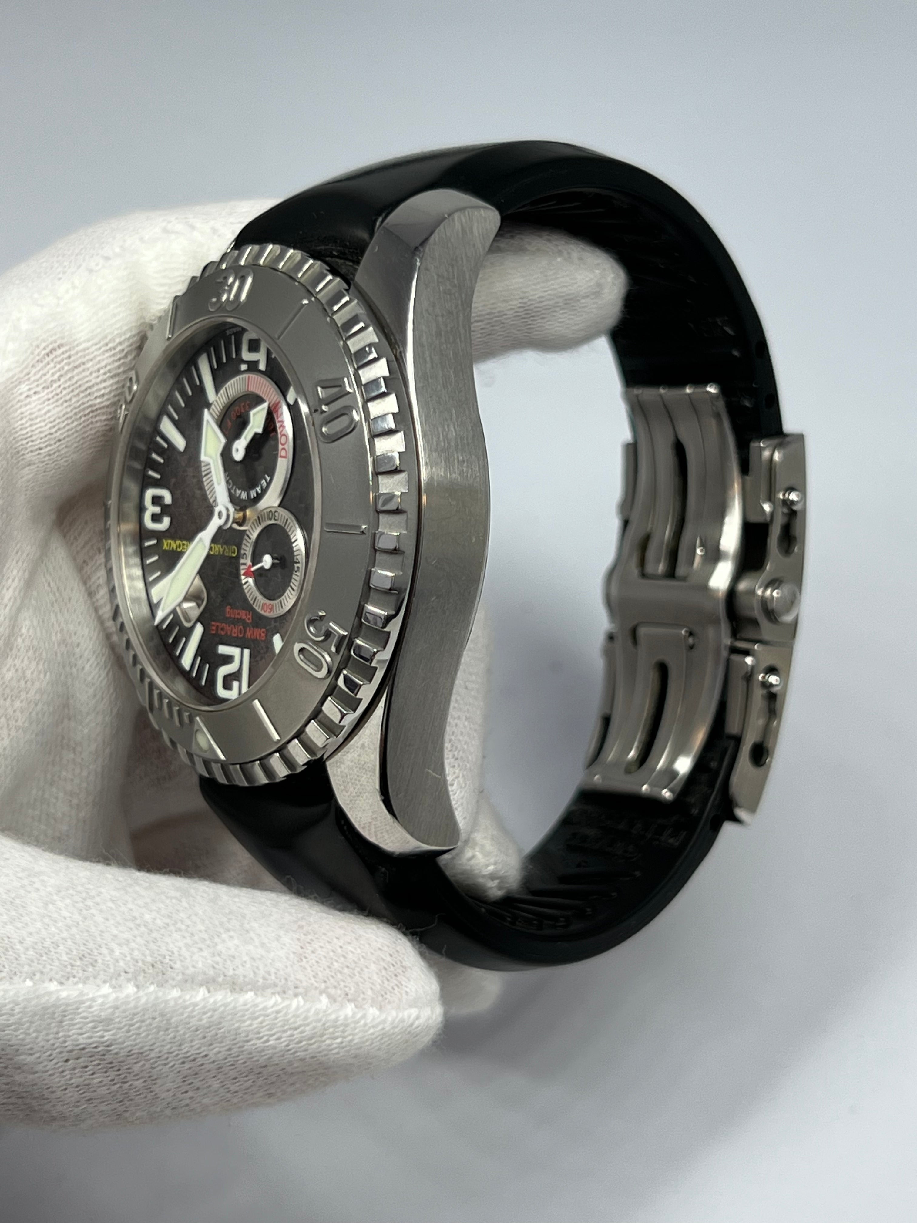 Girard Perregaux Sea Hawk Pro 1000m Golden Gate YC Stainless Steel Men’s Watch