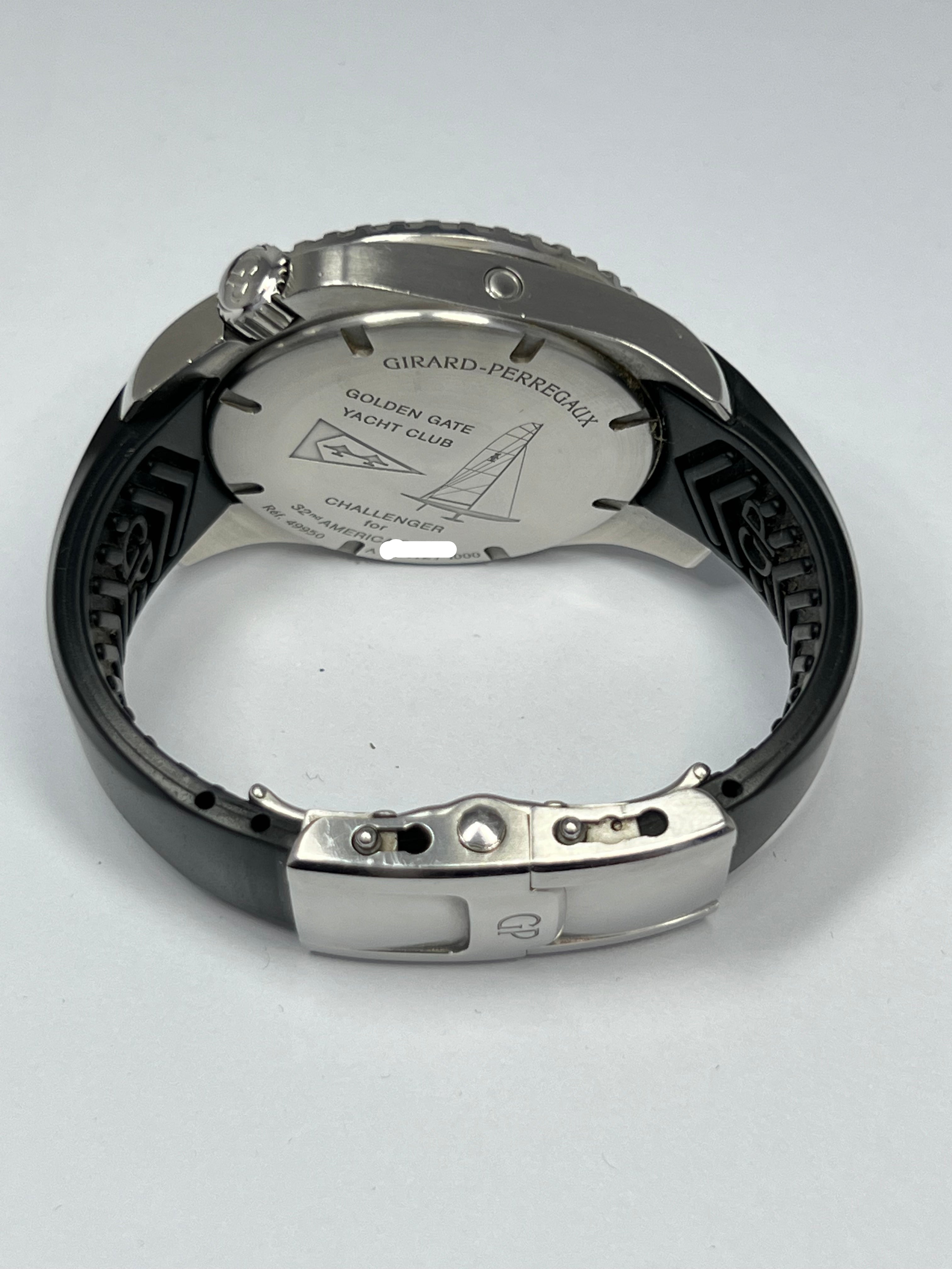 Girard Perregaux Sea Hawk Pro 1000m Golden Gate YC Stainless Steel Men’s Watch