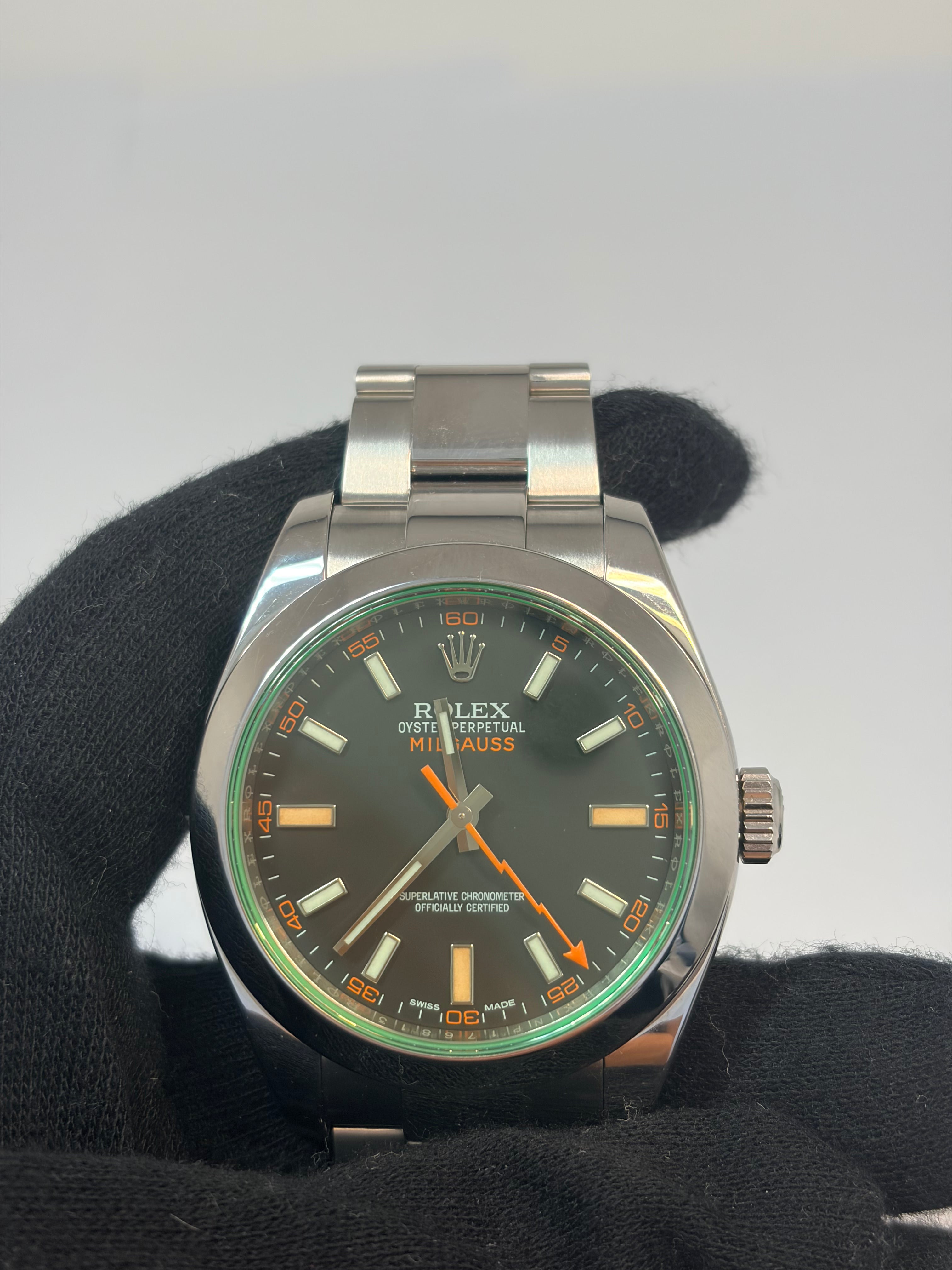 Rolex Milgauss Stainless Steel Men's Watch