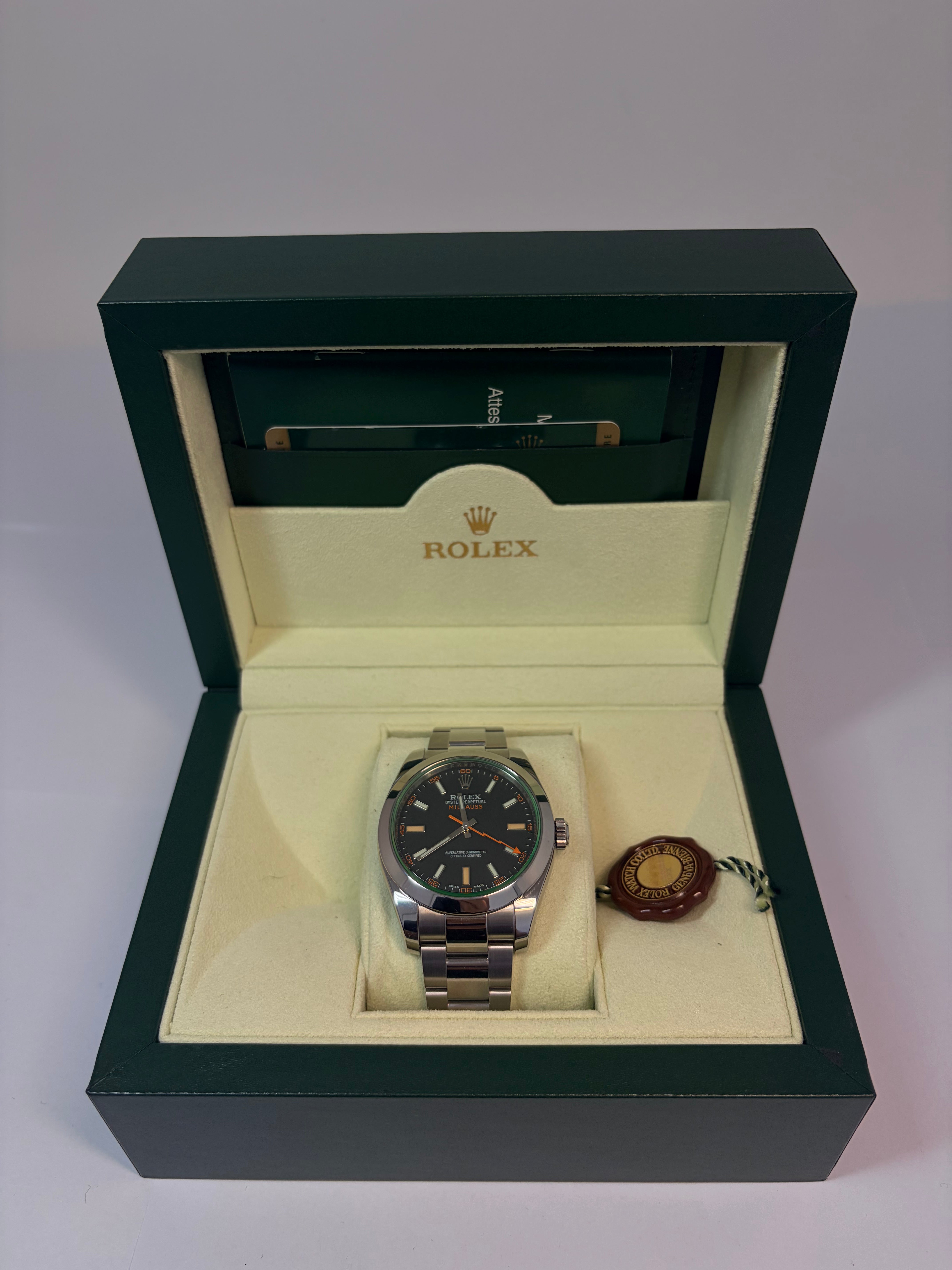 Rolex Milgauss Stainless Steel Men's Watch