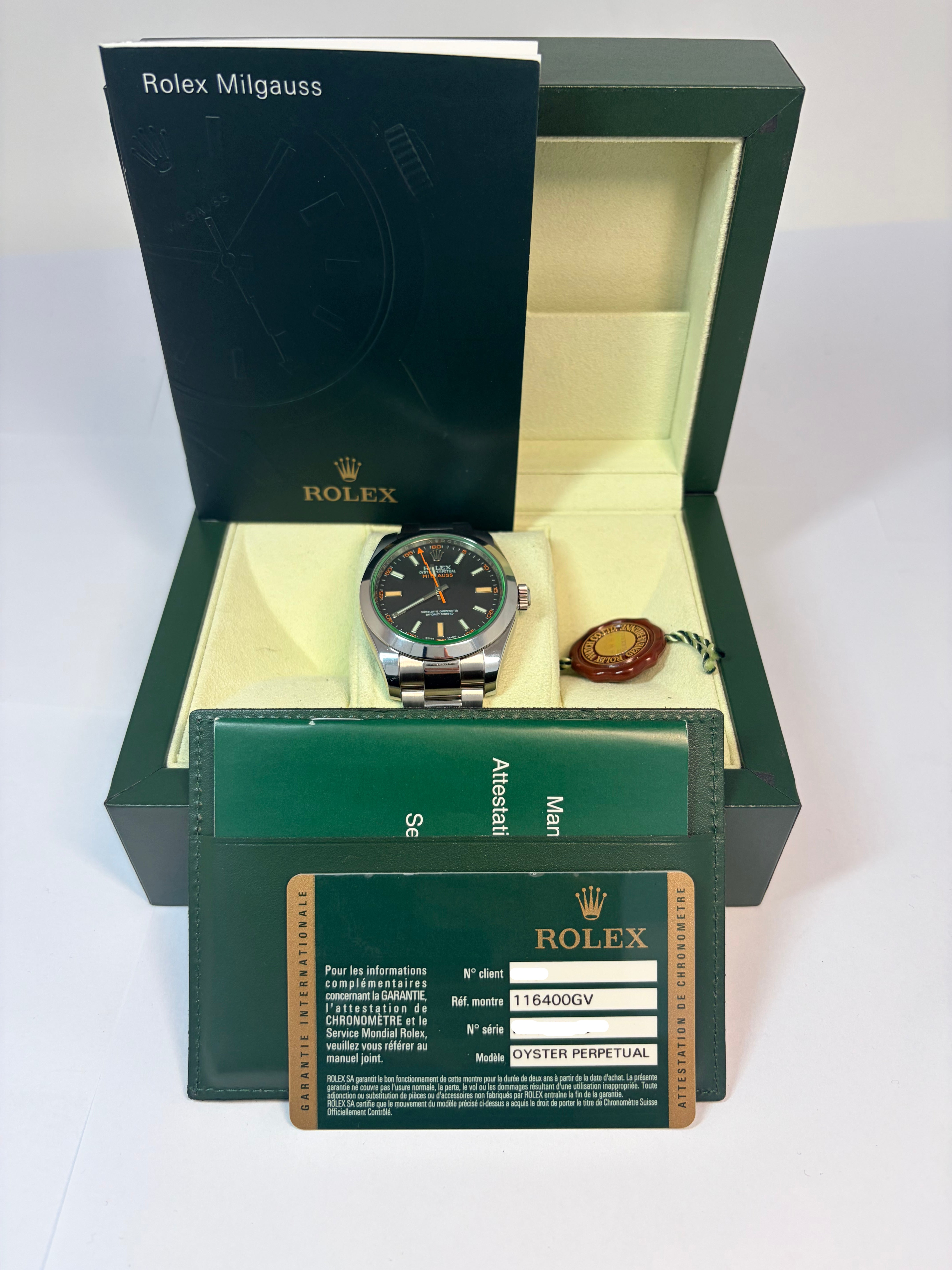 Rolex Milgauss Stainless Steel Men's Watch
