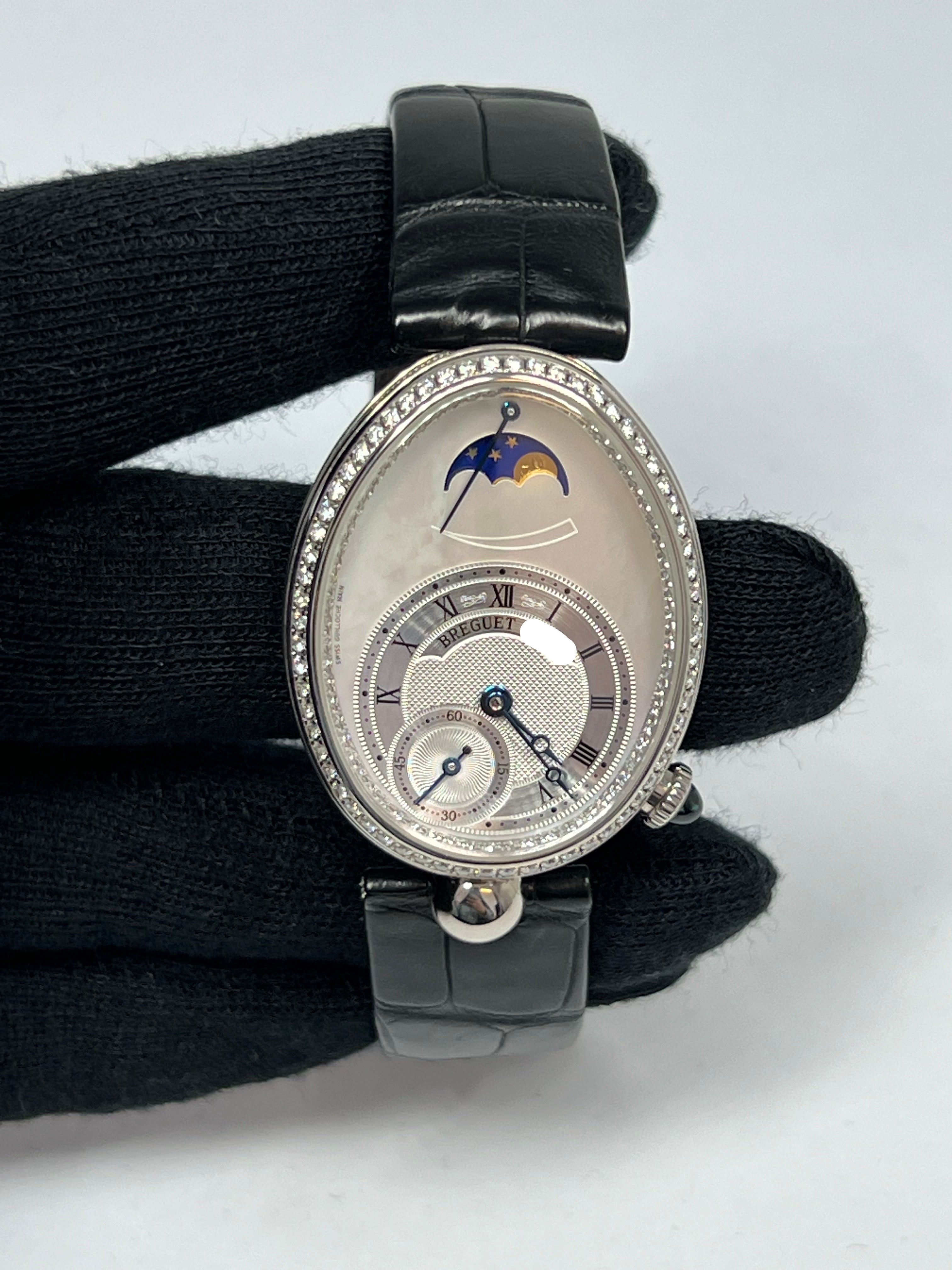 Breguet Reine de Naples Power Reserve 18K White Gold Ladies Watch
