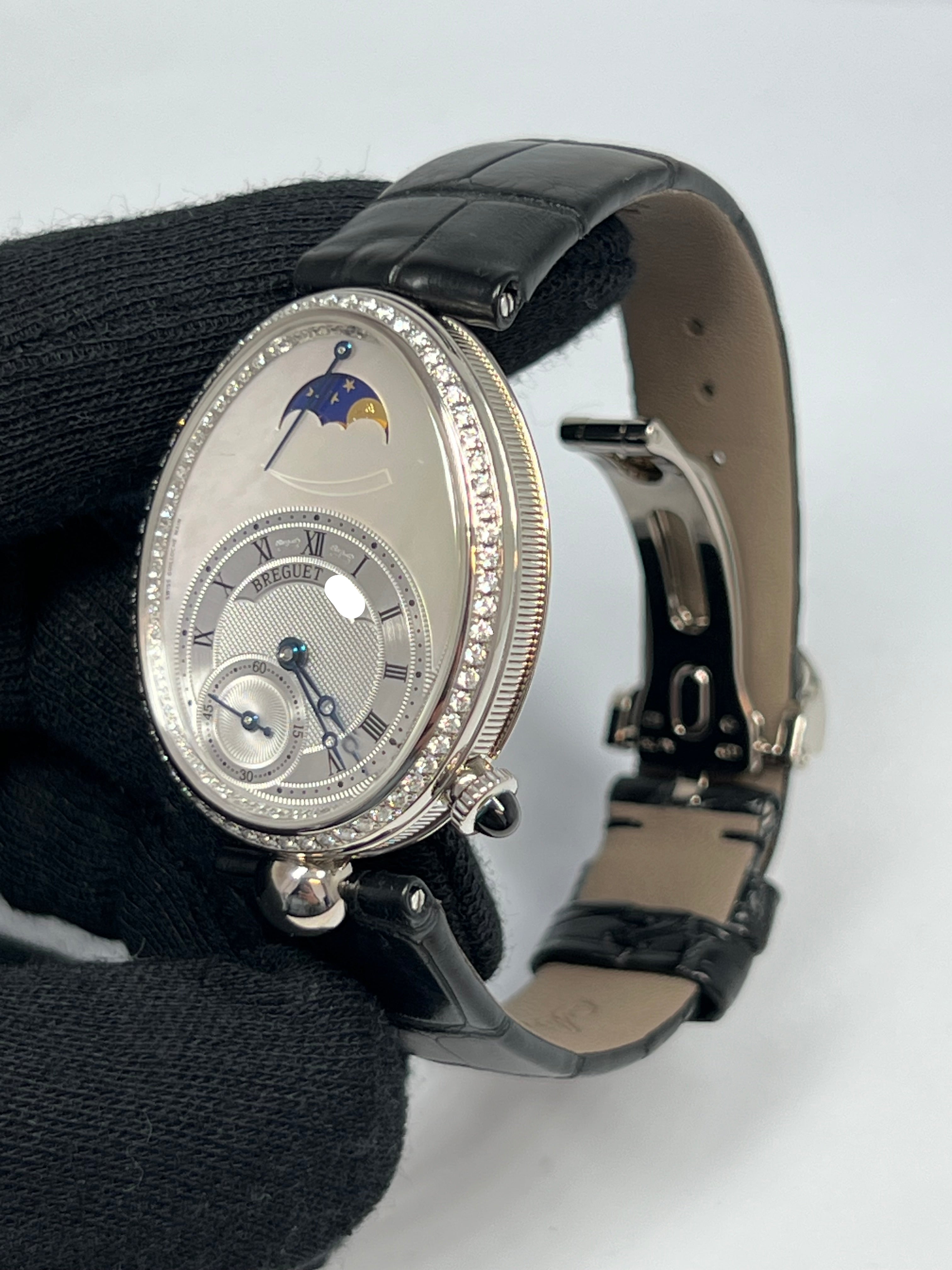 Breguet Reine de Naples Power Reserve 18K White Gold Ladies Watch