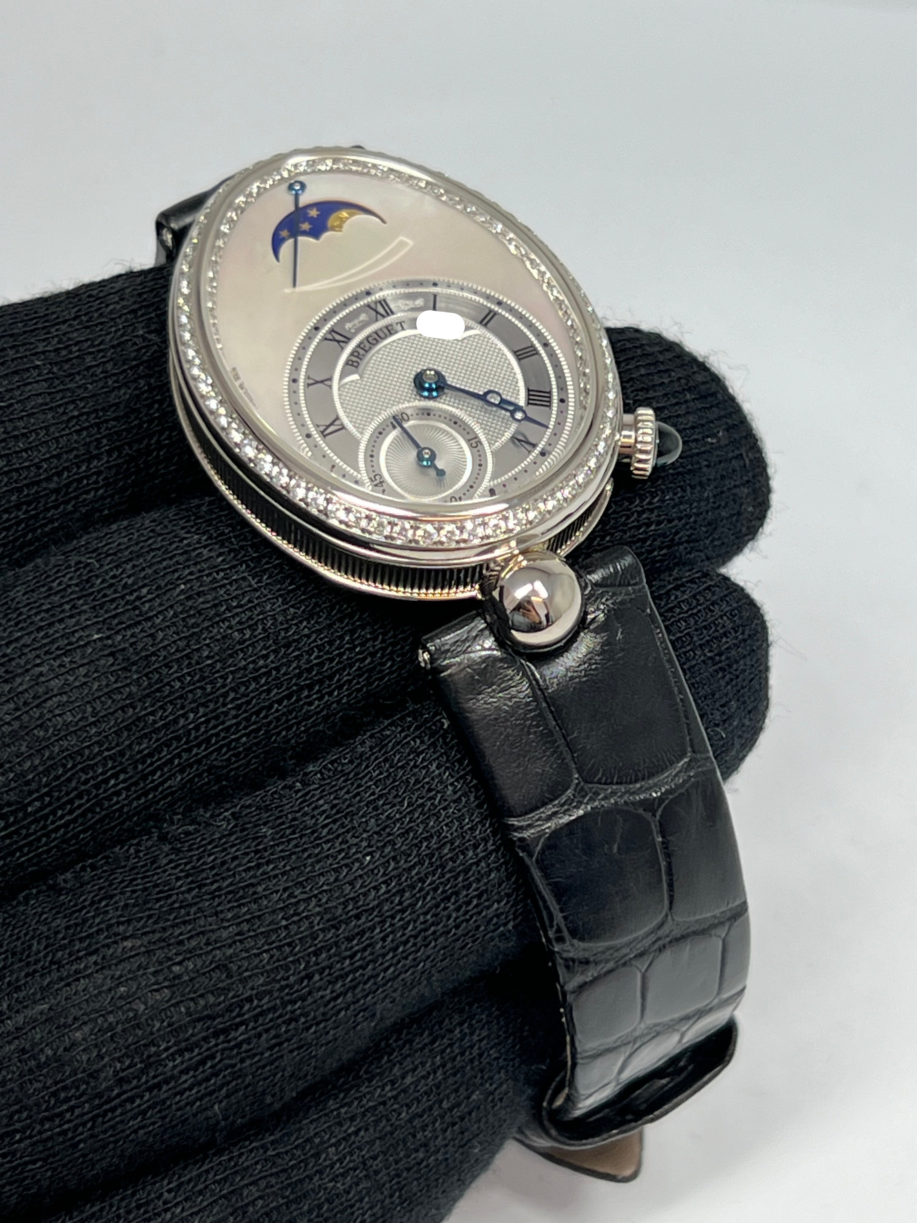 Breguet Reine de Naples Power Reserve 18K White Gold Ladies Watch
