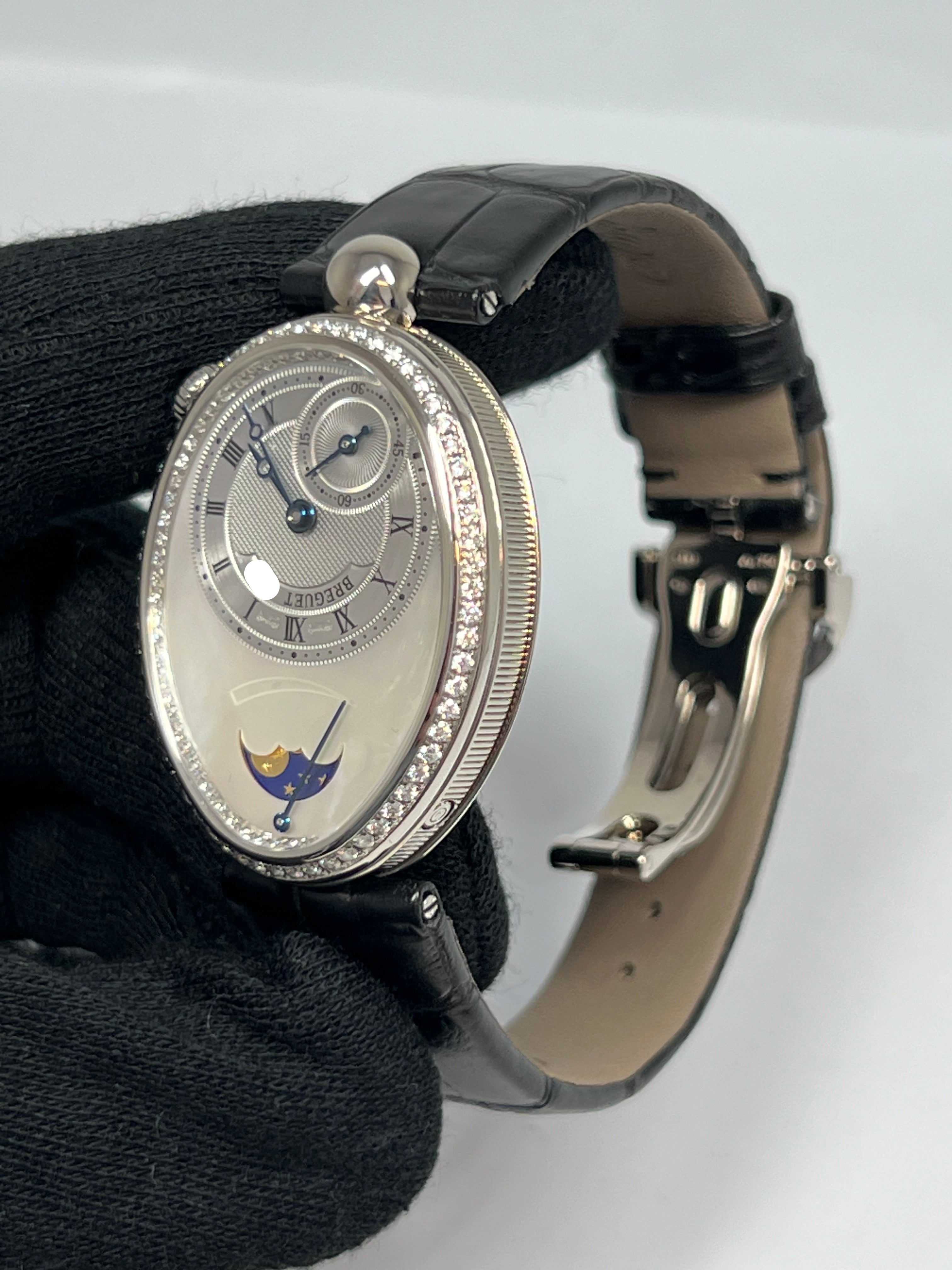 Breguet Reine de Naples Power Reserve 18K White Gold Ladies Watch