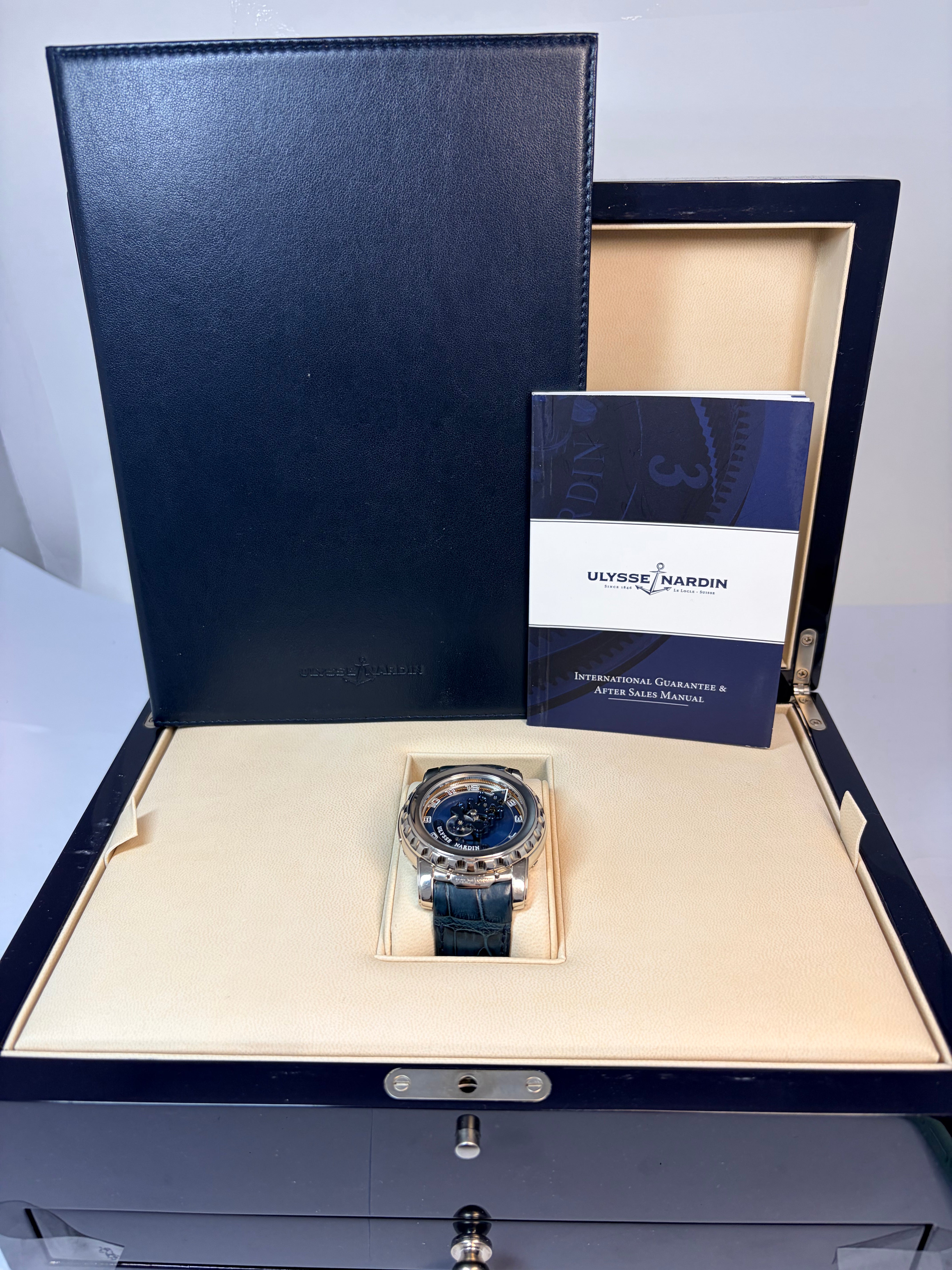 Ulysse Nardin Freak Blue Phantom 18K White Gold Men's Watch