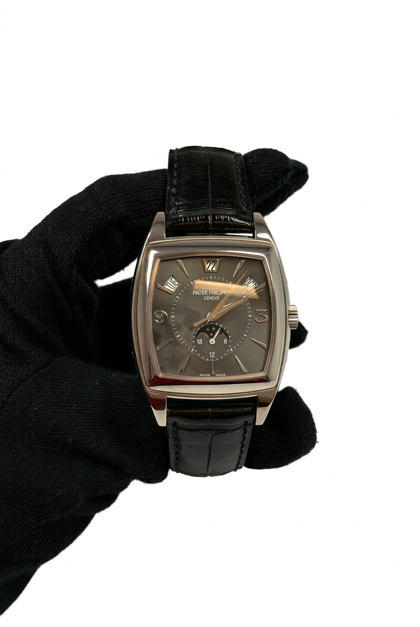 Patek Philippe Gondolo Calendario 18K White Gold men's Watch