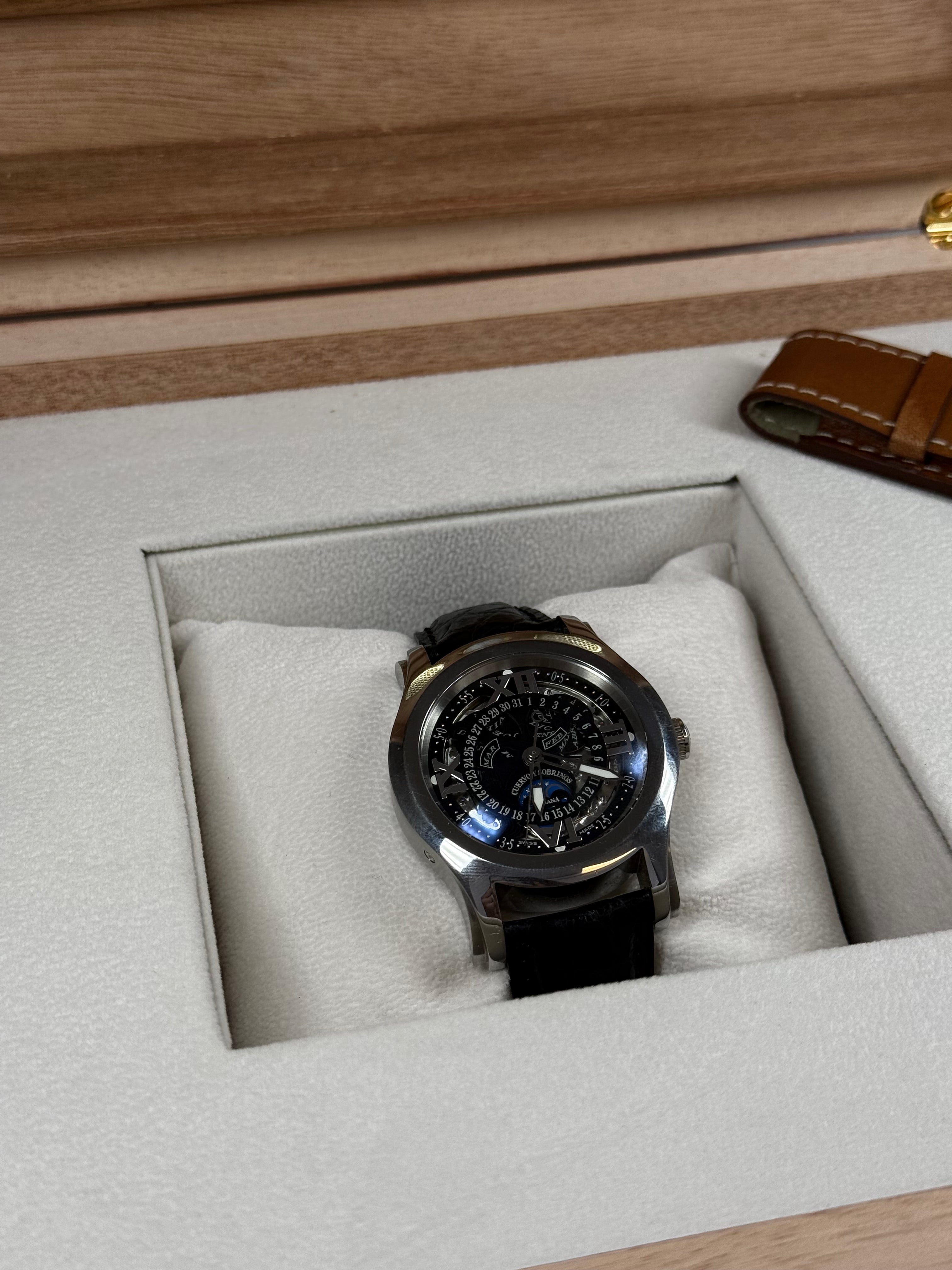 Cuervo y Sobrinos Robusto Stainless Steel Men's Watch
