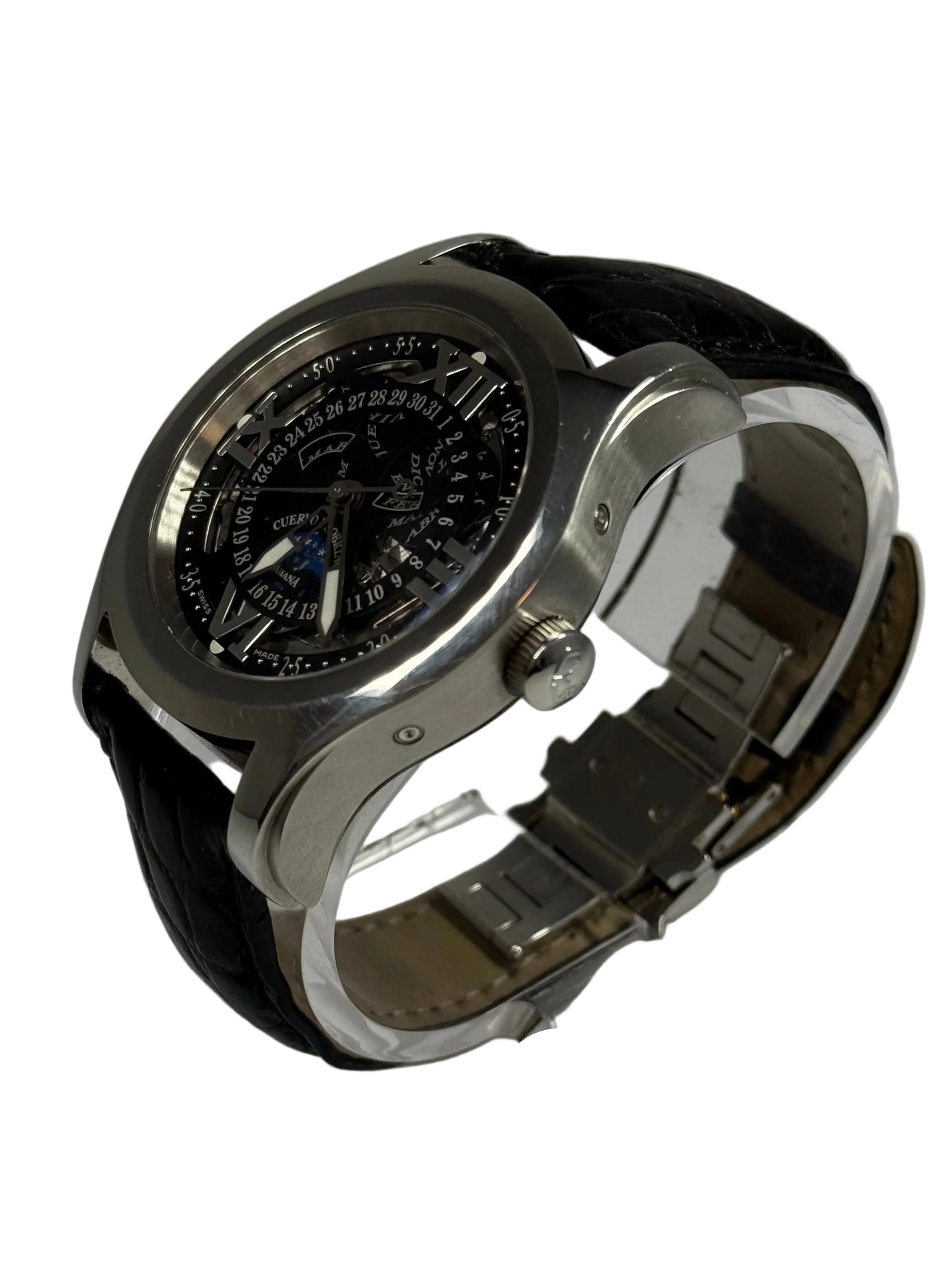 Cuervo y Sobrinos Robusto Stainless Steel Men's Watch