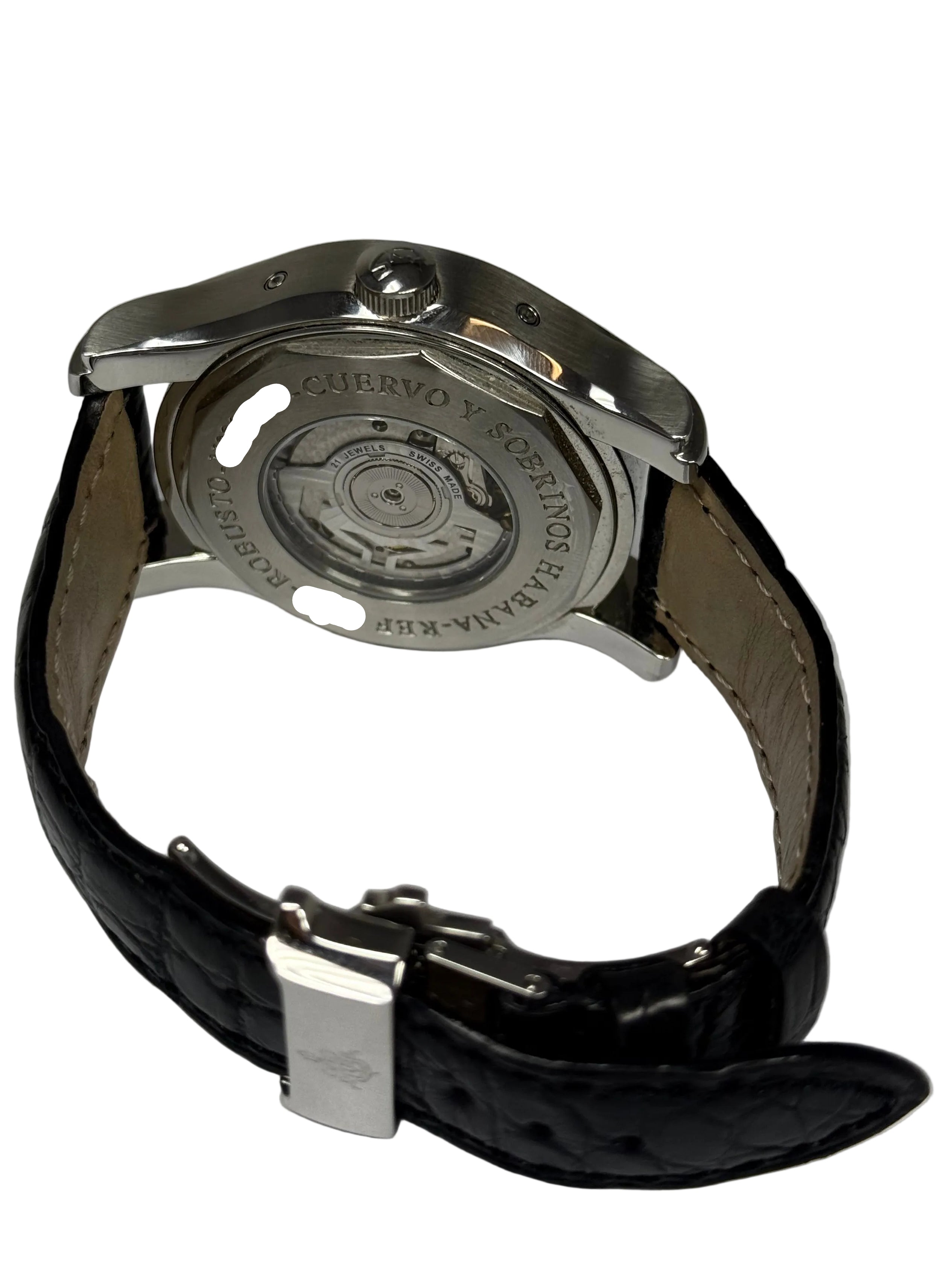 Cuervo y Sobrinos Robusto Stainless Steel Men's Watch