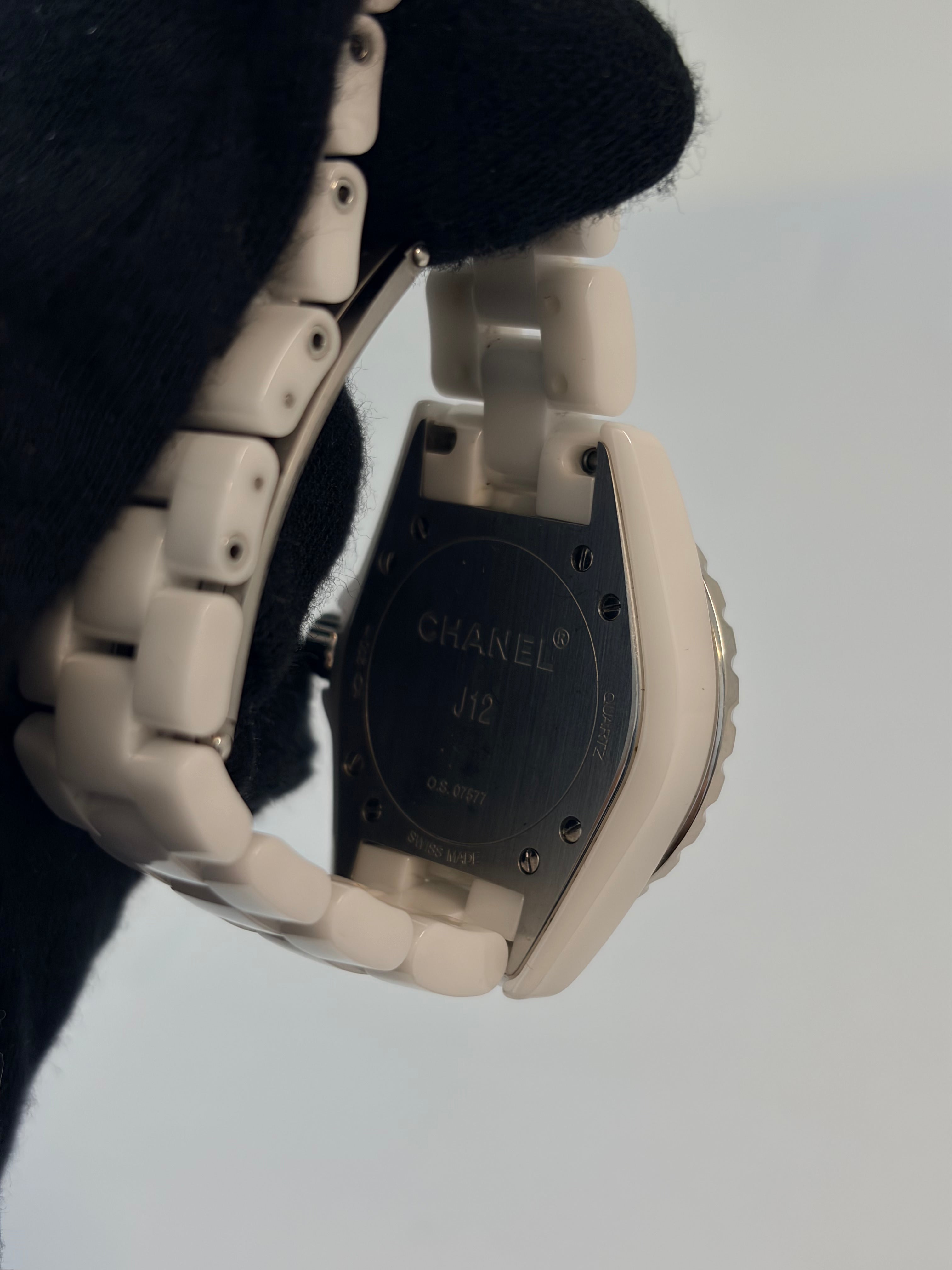 Chanel J12 White Ceramic & Diamond Ladies’ Watch